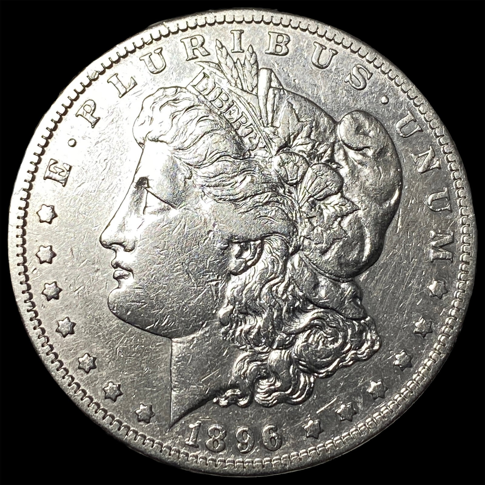 1896-S Silver Morgan Dollar LIGHTLY CIRCULATED: 1896-S Silver Morgan Dollar LIGHTLY CIRCULATED