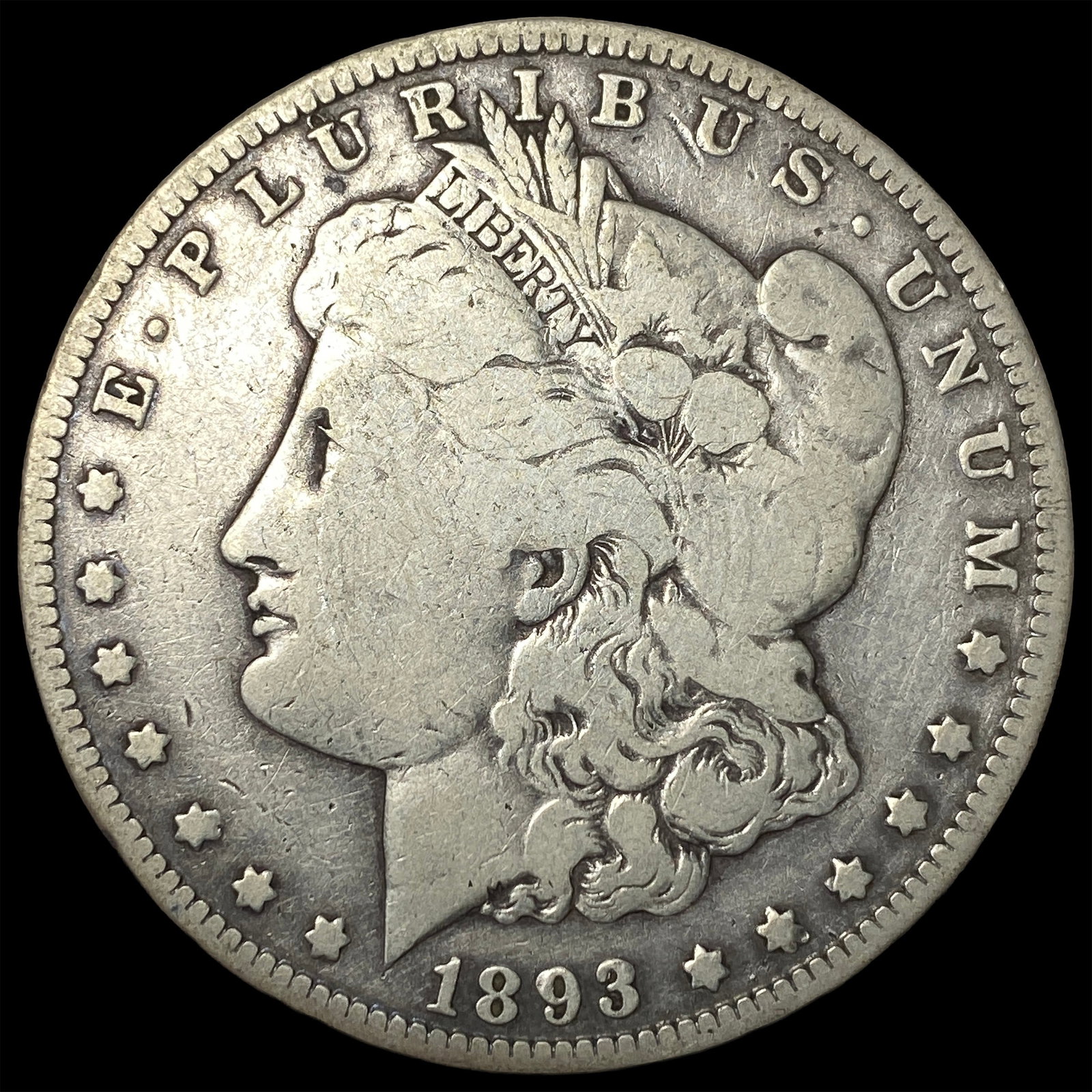 1893-O Silver Morgan Dollar LIGHTLY CIRCULATED: 1893-O Silver Morgan Dollar LIGHTLY CIRCULATED