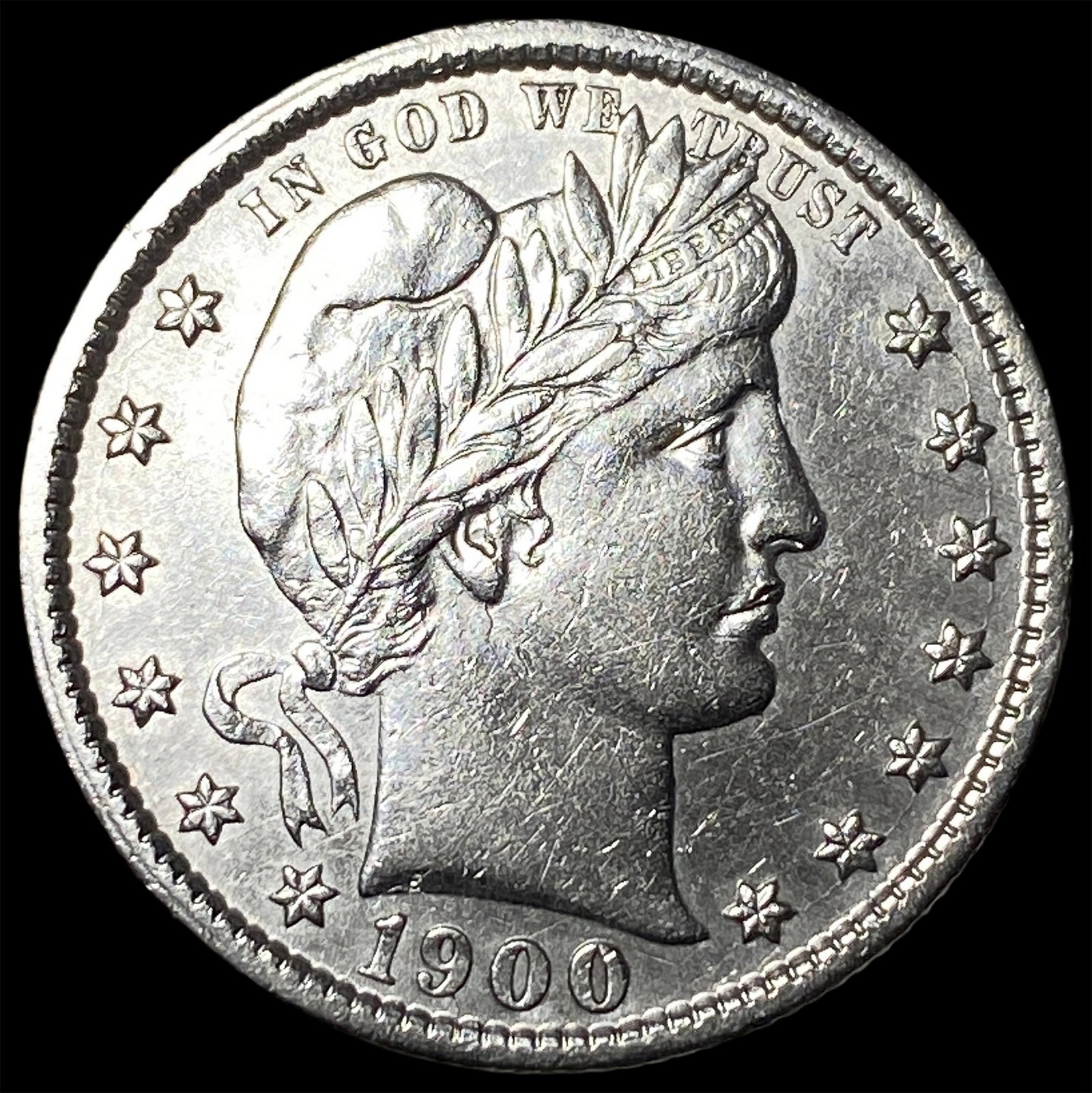 1900-S Silver Barber Quarter HIGH GRADE