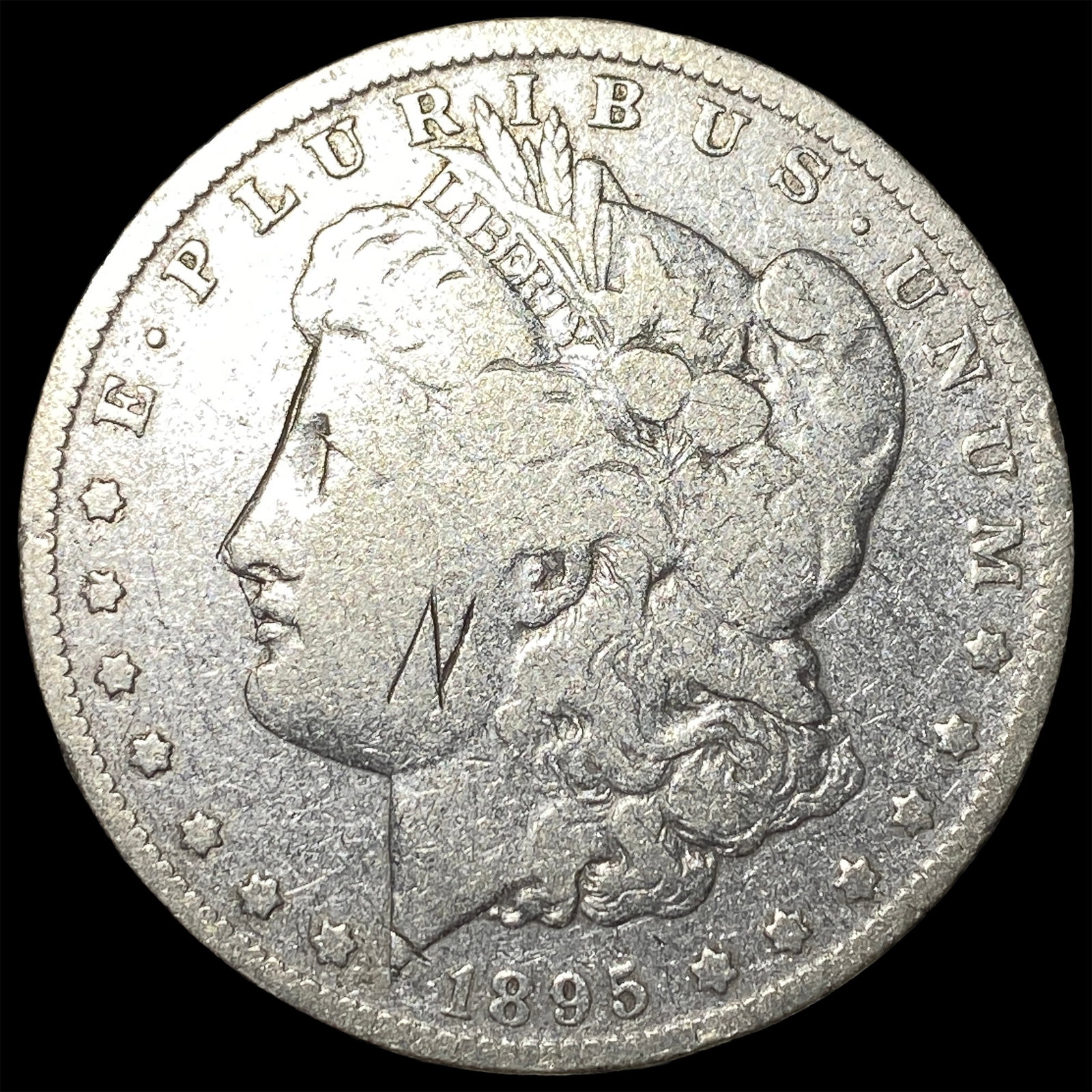1895-O Silver Morgan Dollar LIGHTLY CIRCULATED