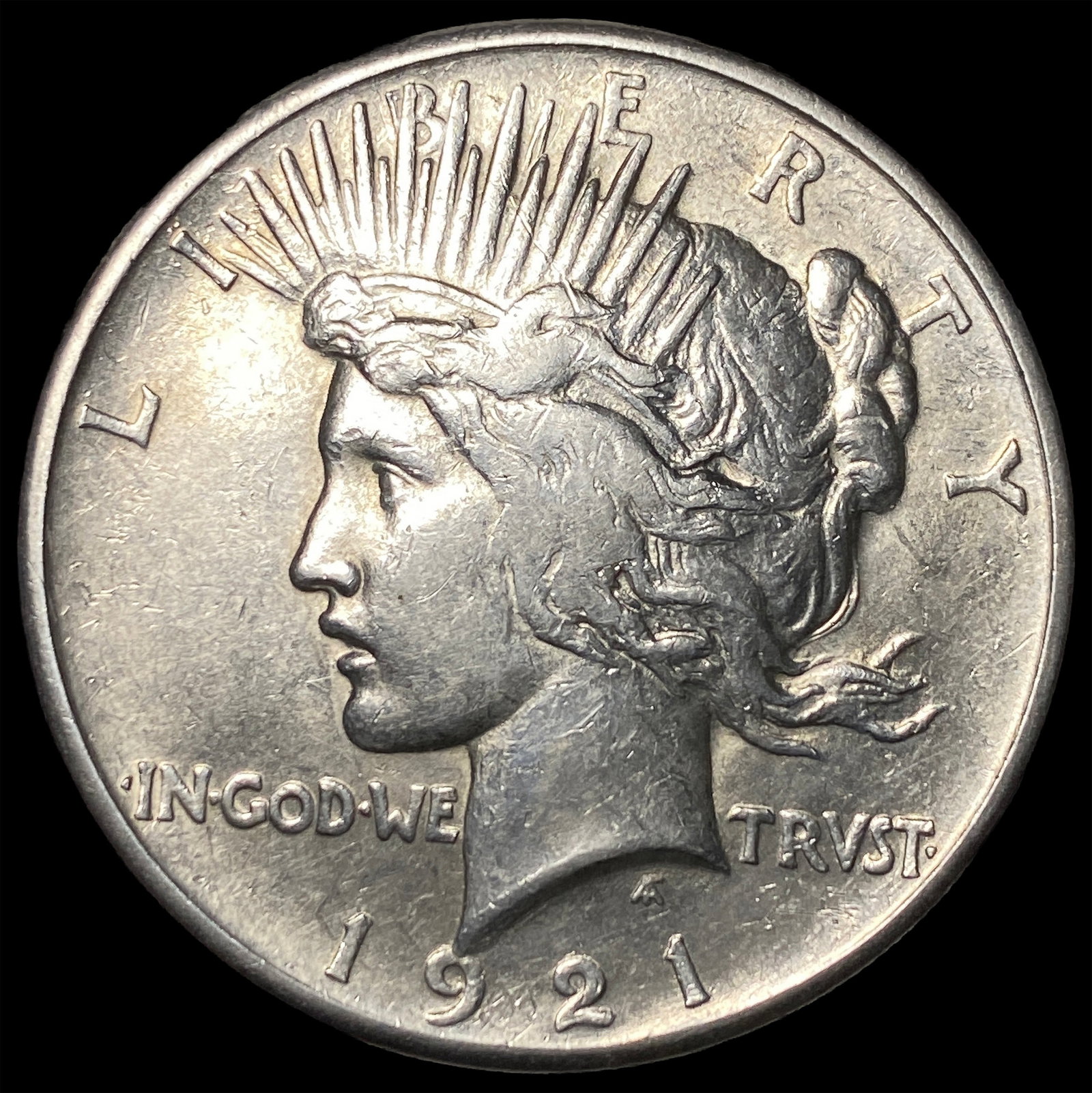 1921 Silver Peace Dollar CHOICE AU (1 of 2)