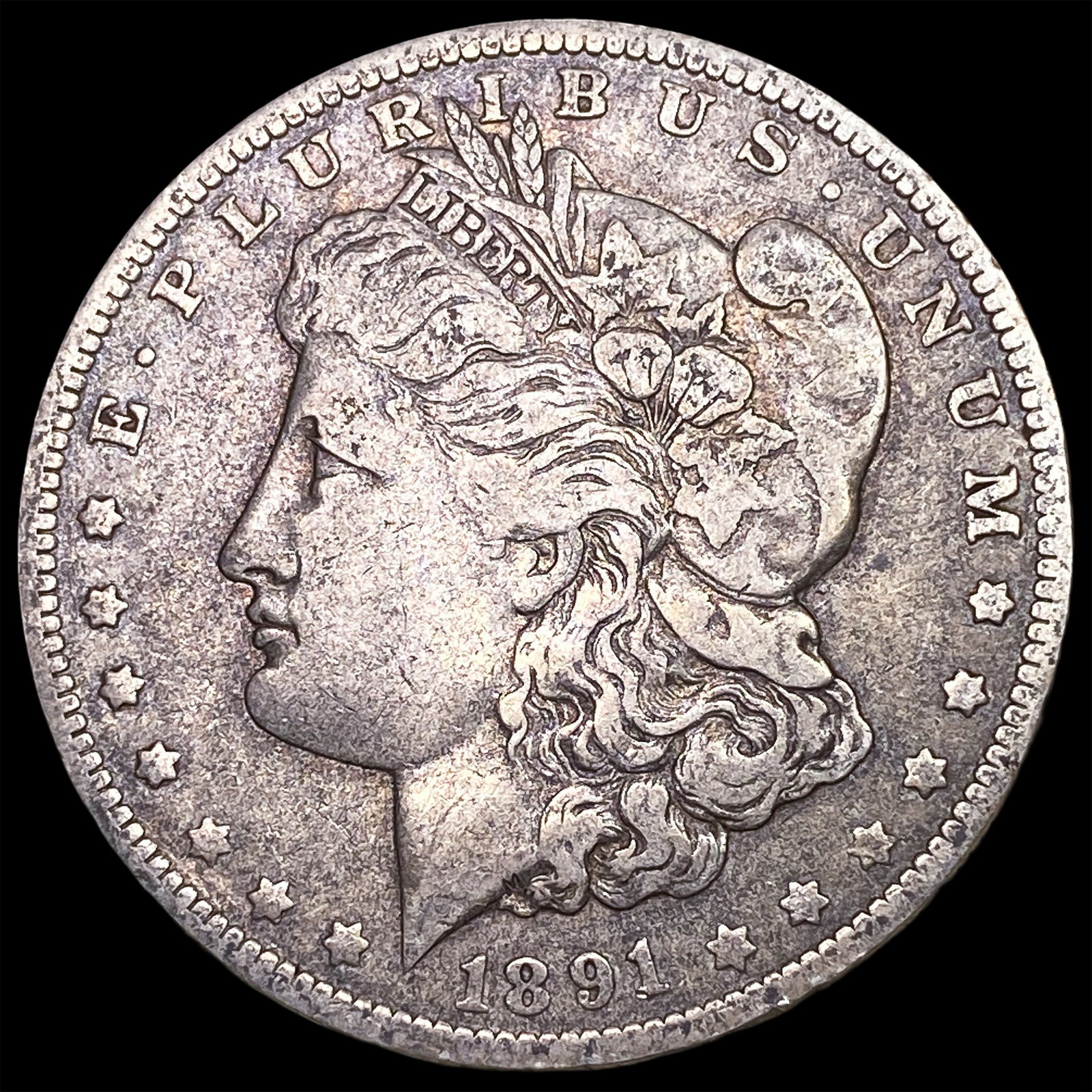 1891-O Silver Morgan Dollar LIGHTLY CIRCULATED