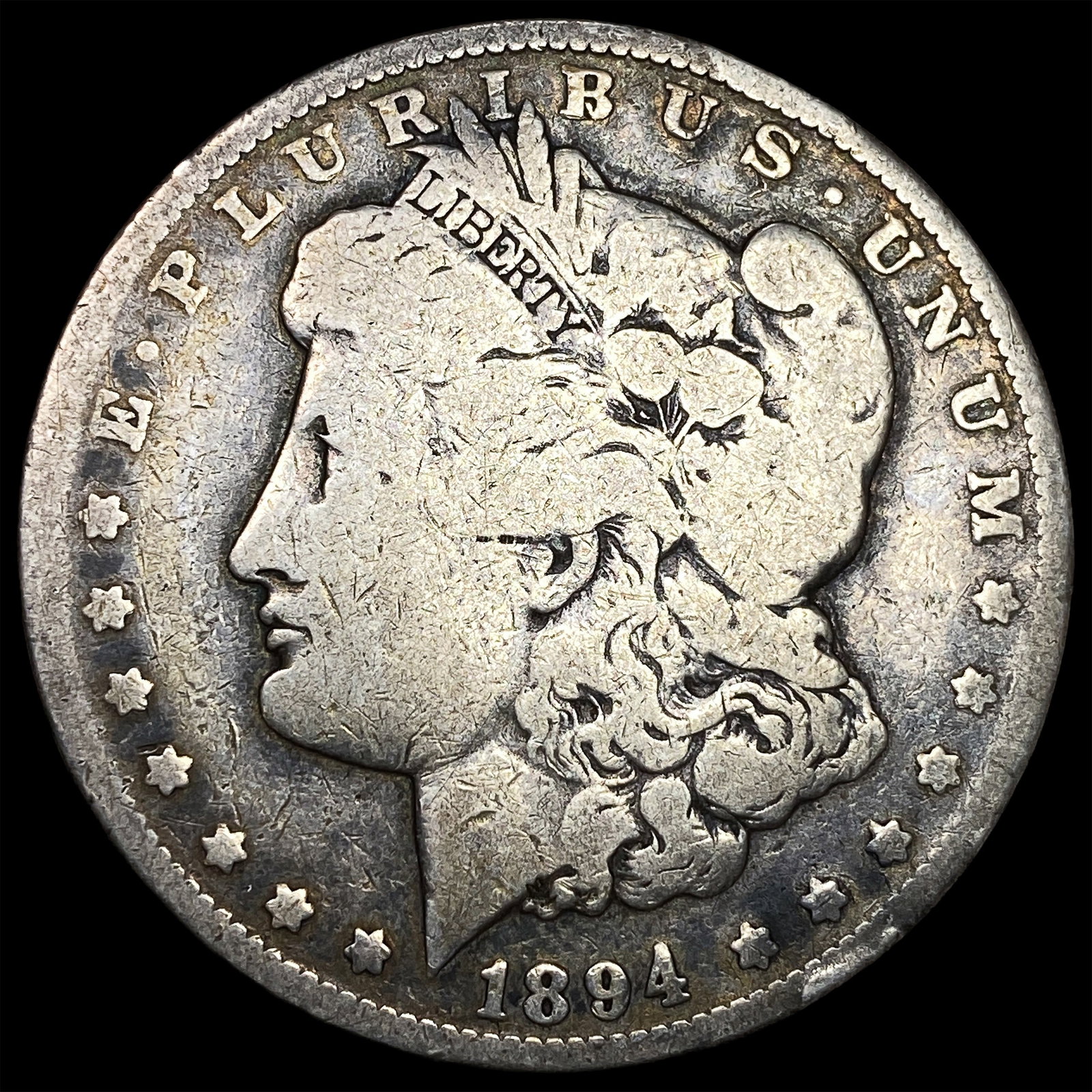 1894-O Silver Morgan Dollar NICELY CIRCULATED: 1894-O Silver Morgan Dollar NICELY CIRCULATED