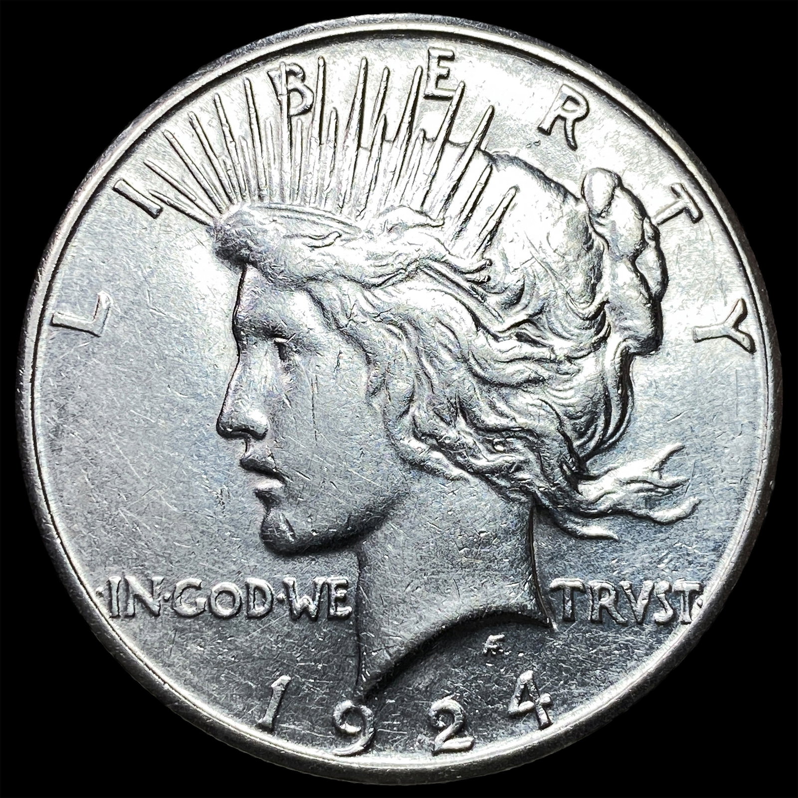 1924-S Silver Peace Dollar UNCIRCULATED: 1924-S Silver Peace Dollar UNCIRCULATED