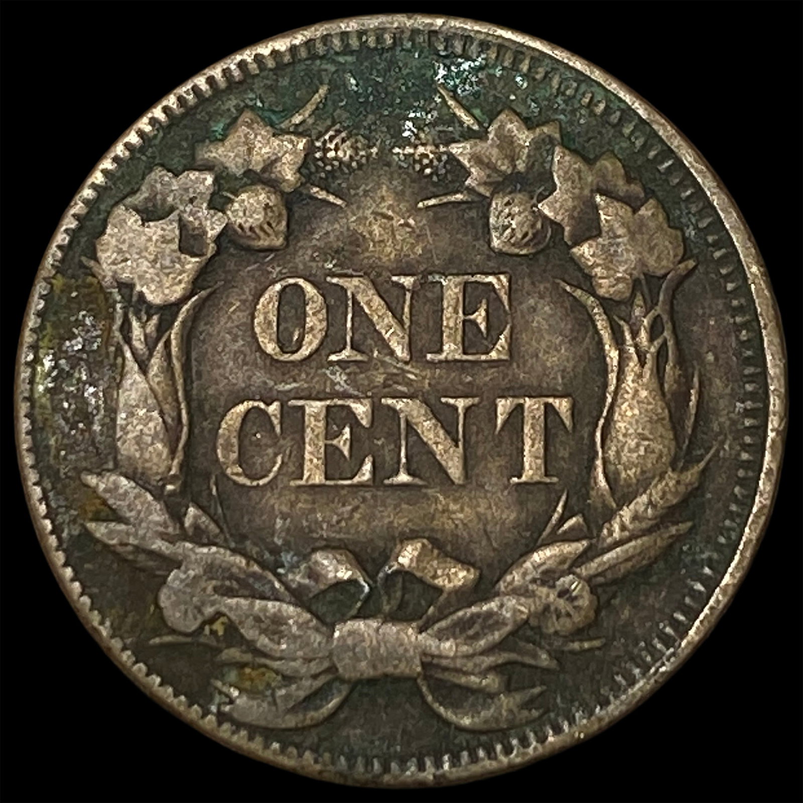 1858 Flying Eagle Cent ABOUT UNCIRCULATED - 2