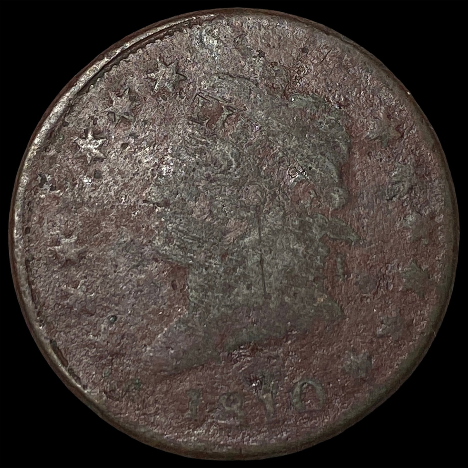 1810 Classic Head Large Cent NICELY CIRCULATED: 1810 Classic Head Large Cent NICELY CIRCULATED