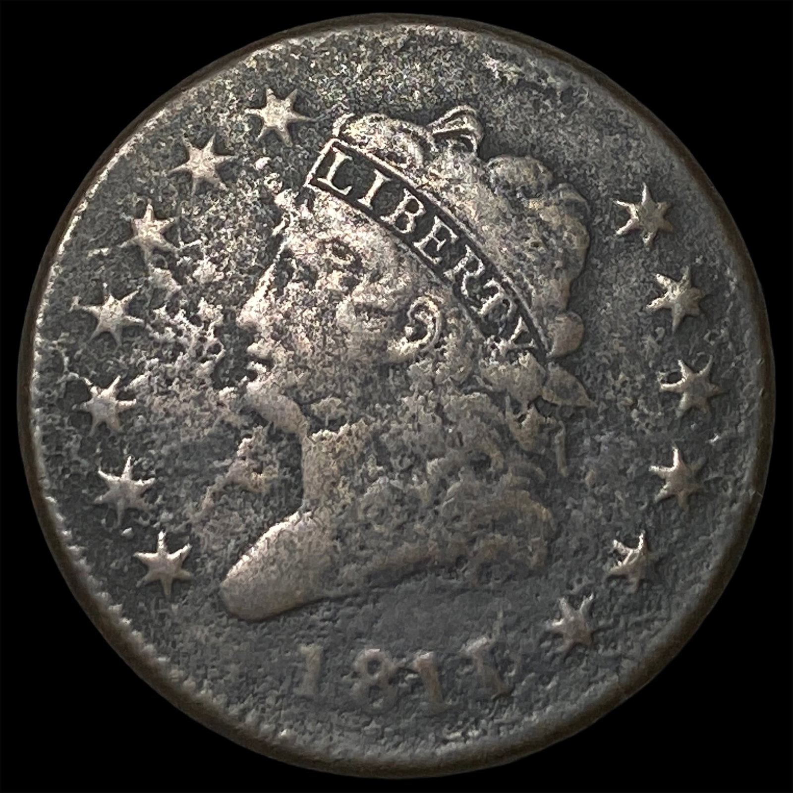 1811 Classic Head Large Cent LIGHTLY CIRCULATED: 1811 Classic Head Large Cent LIGHTLY CIRCULATED
