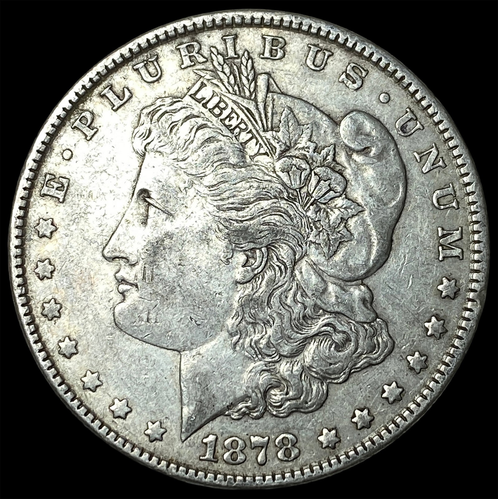 1878 Silver Morgan Dollar CLOSELY UNCIRCULATED: 1878 Silver Morgan Dollar CLOSELY UNCIRCULATED