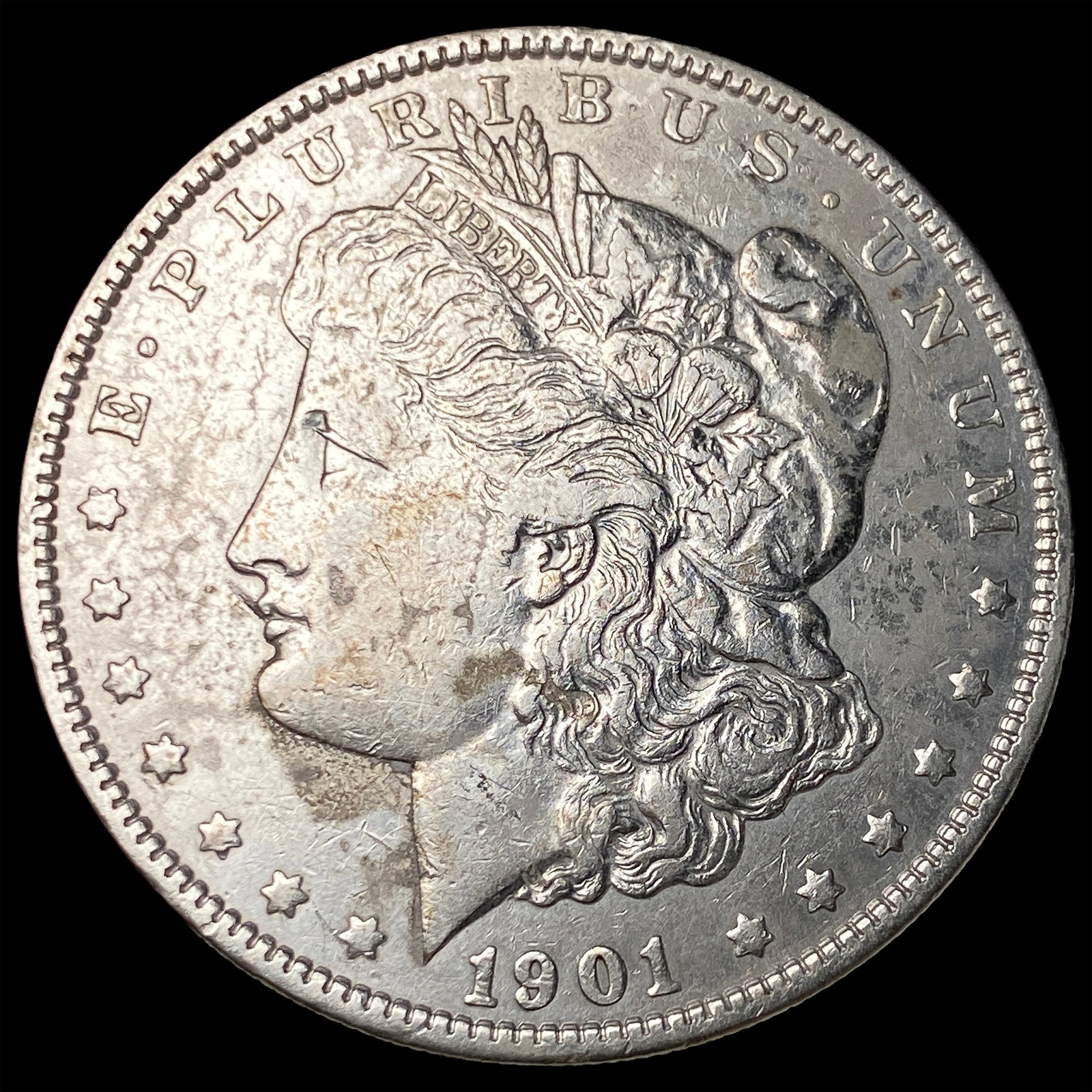 1901 Morgan Silver Dollar CLOSELY UNCIRCULATED: 1901 Morgan Silver Dollar CLOSELY UNCIRCULATED