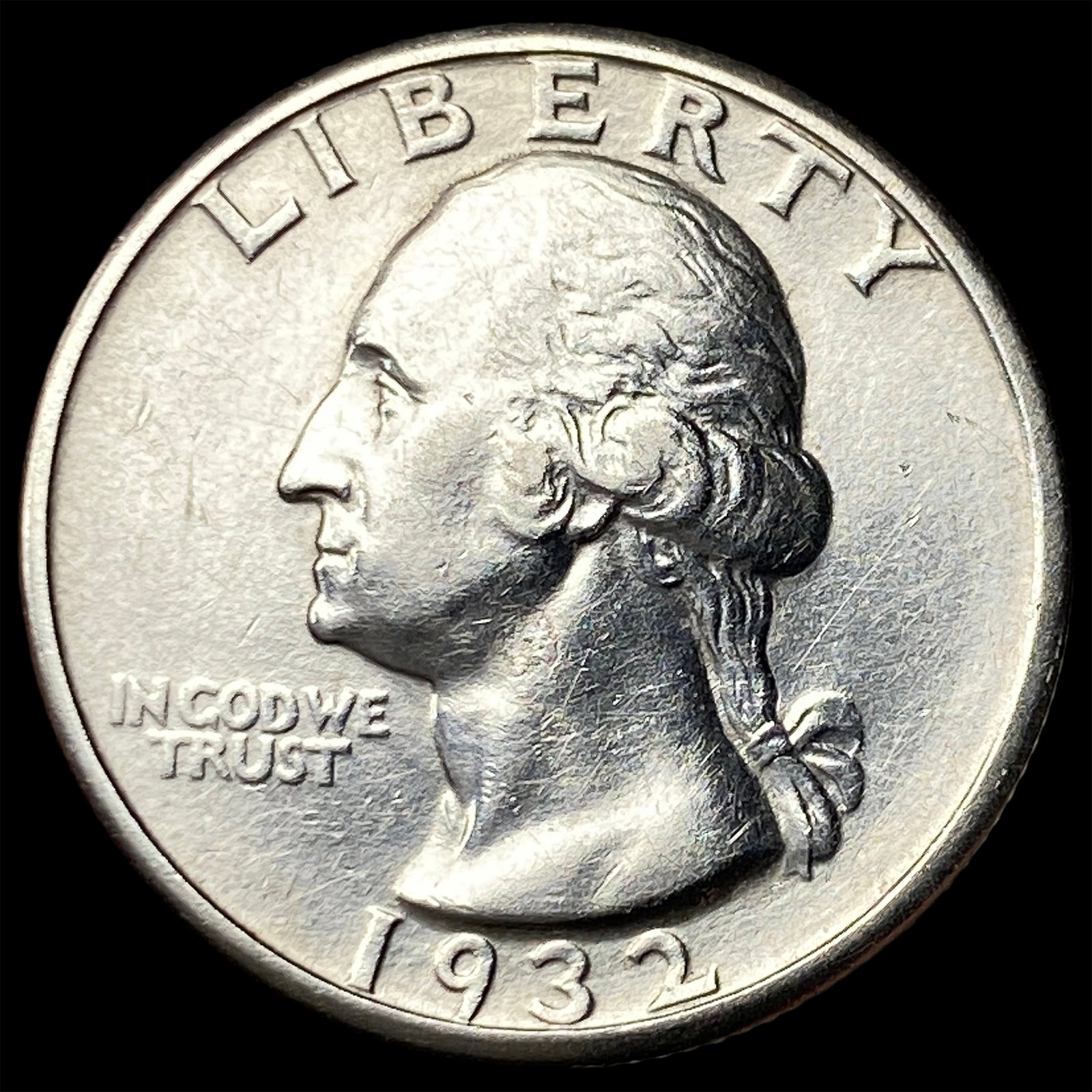 1932-D Silver Washington Quarter CLOSELY UNCIRCULATED: 1932-D Silver Washington Quarter CLOSELY UNCIRCULATED