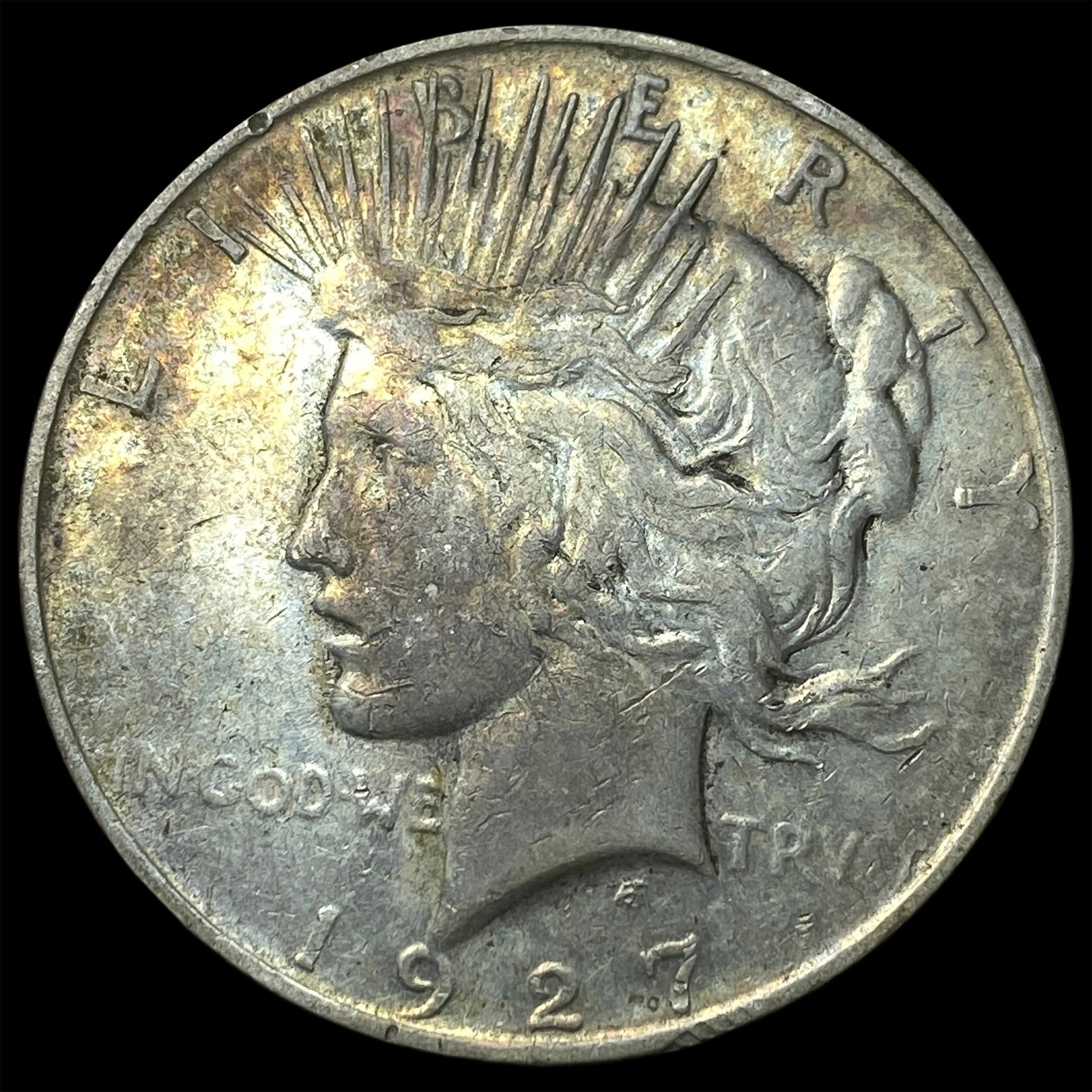 1927-D Peace Silver Dollar LIGHTLY CIRCULATED: 1927-D Peace Silver Dollar LIGHTLY CIRCULATED