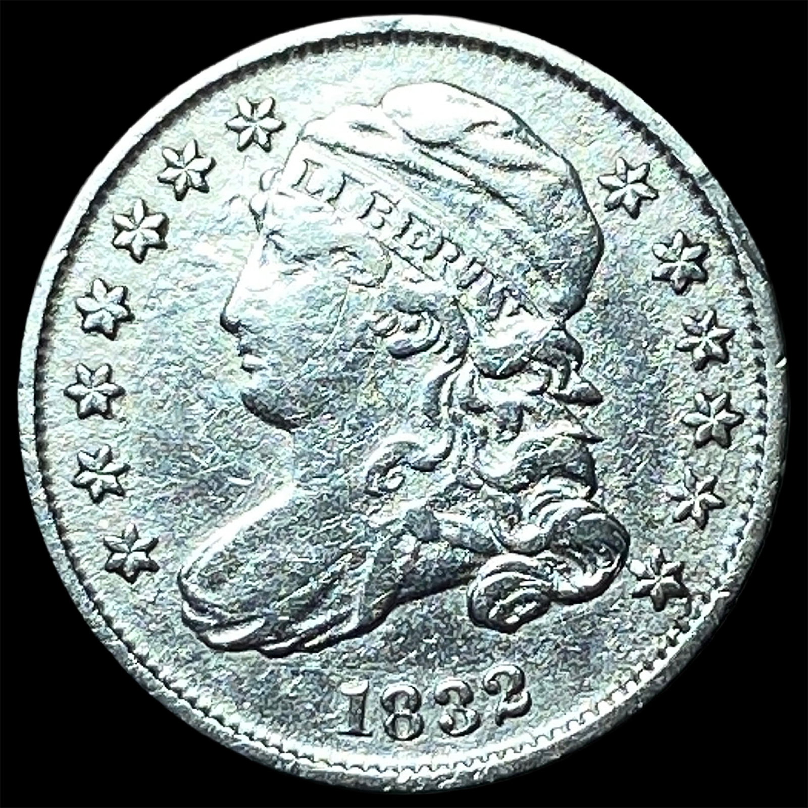 1832 Capped Bust Silver Dime CLOSELY UNCIRCULATED