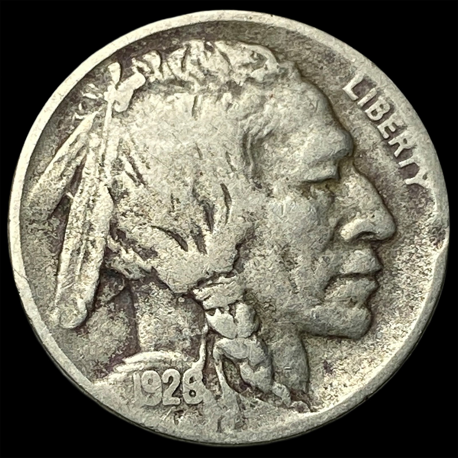 1928-D Buffalo Nickel LIGHTLY CIRCULATED