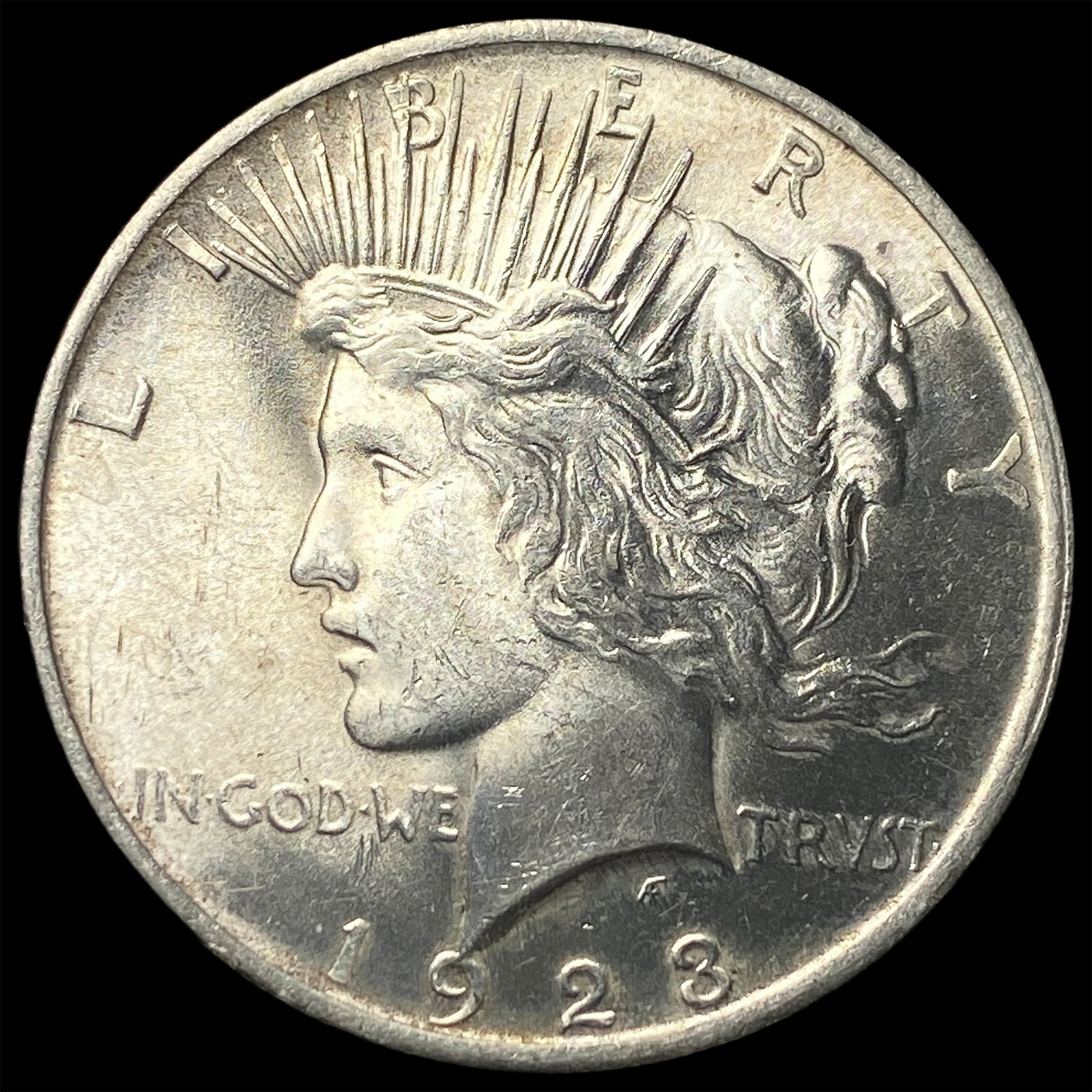 1923 Silver Peace Dollar GEM BU (1 of 2)