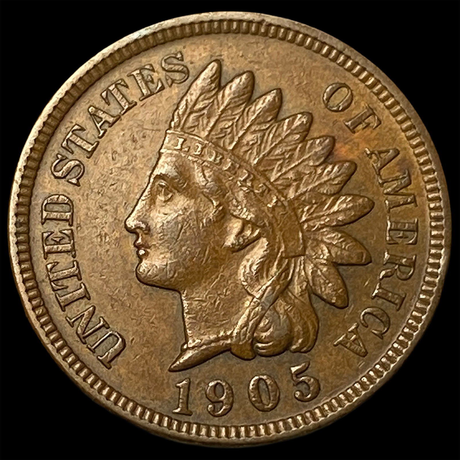 1905 RD Indian Head Cent CHOICE AU (1 of 2)