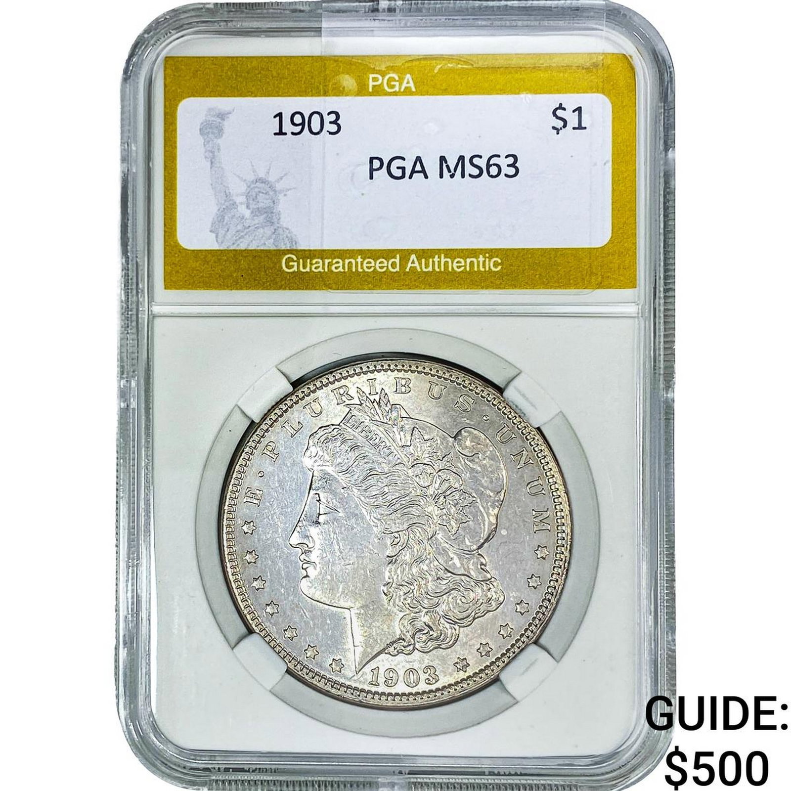 1903 Morgan Silver Dollar PGA MS63