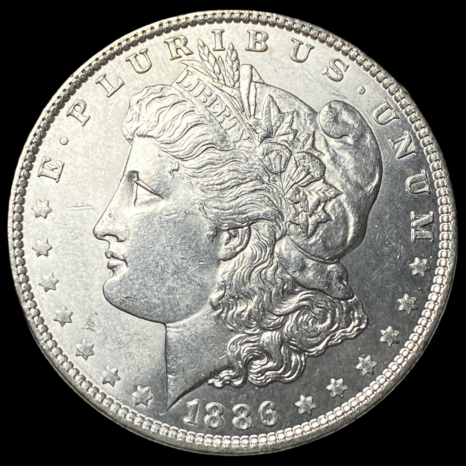 1886 Morgan Silver Dollar CHOICE BU