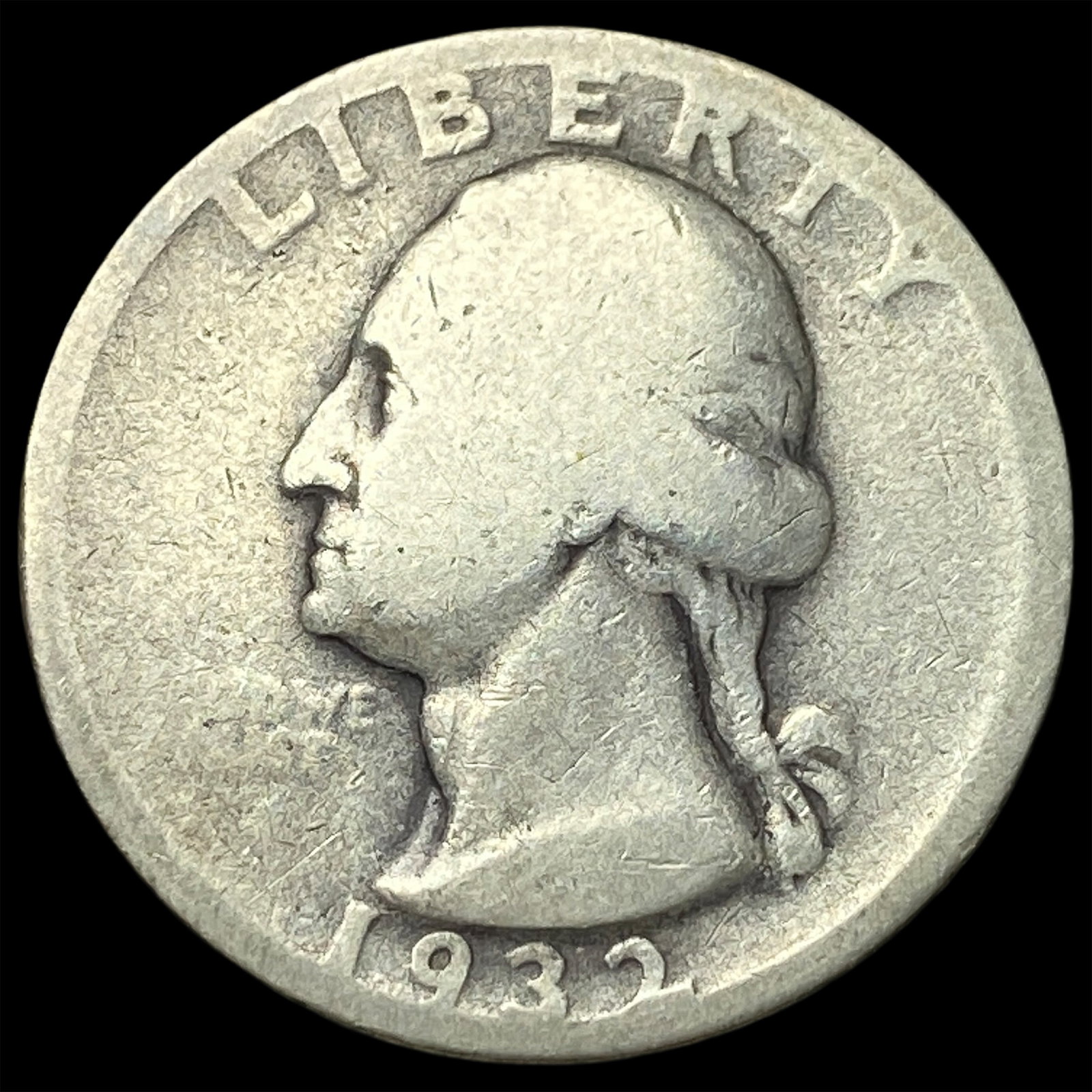 1932-D Silver Washington Quarter NICELY CIRCULATED: 1932-D Silver Washington Quarter NICELY CIRCULATED