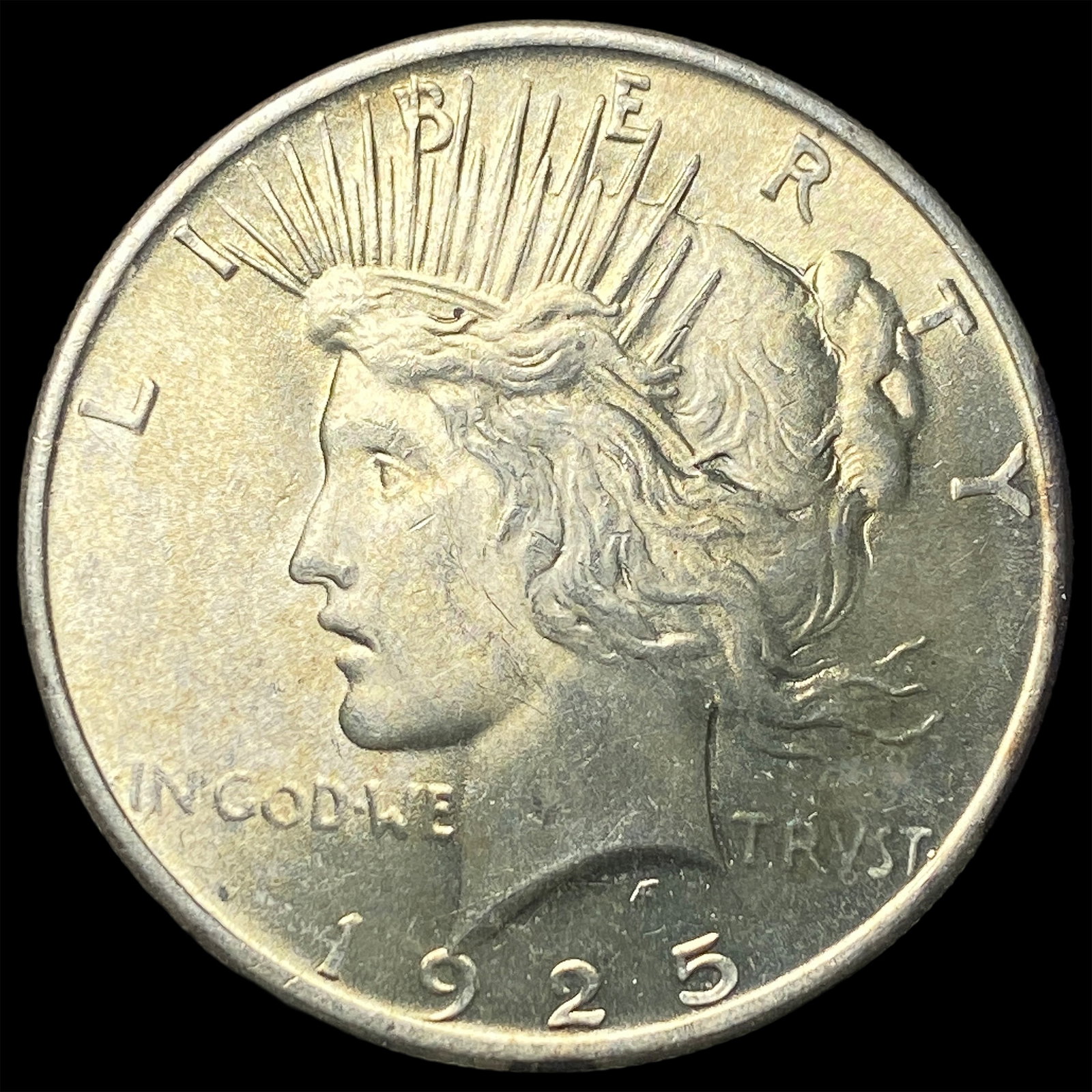 1925 Silver Peace Dollar GEM BU: 1925 Silver Peace Dollar GEM BU