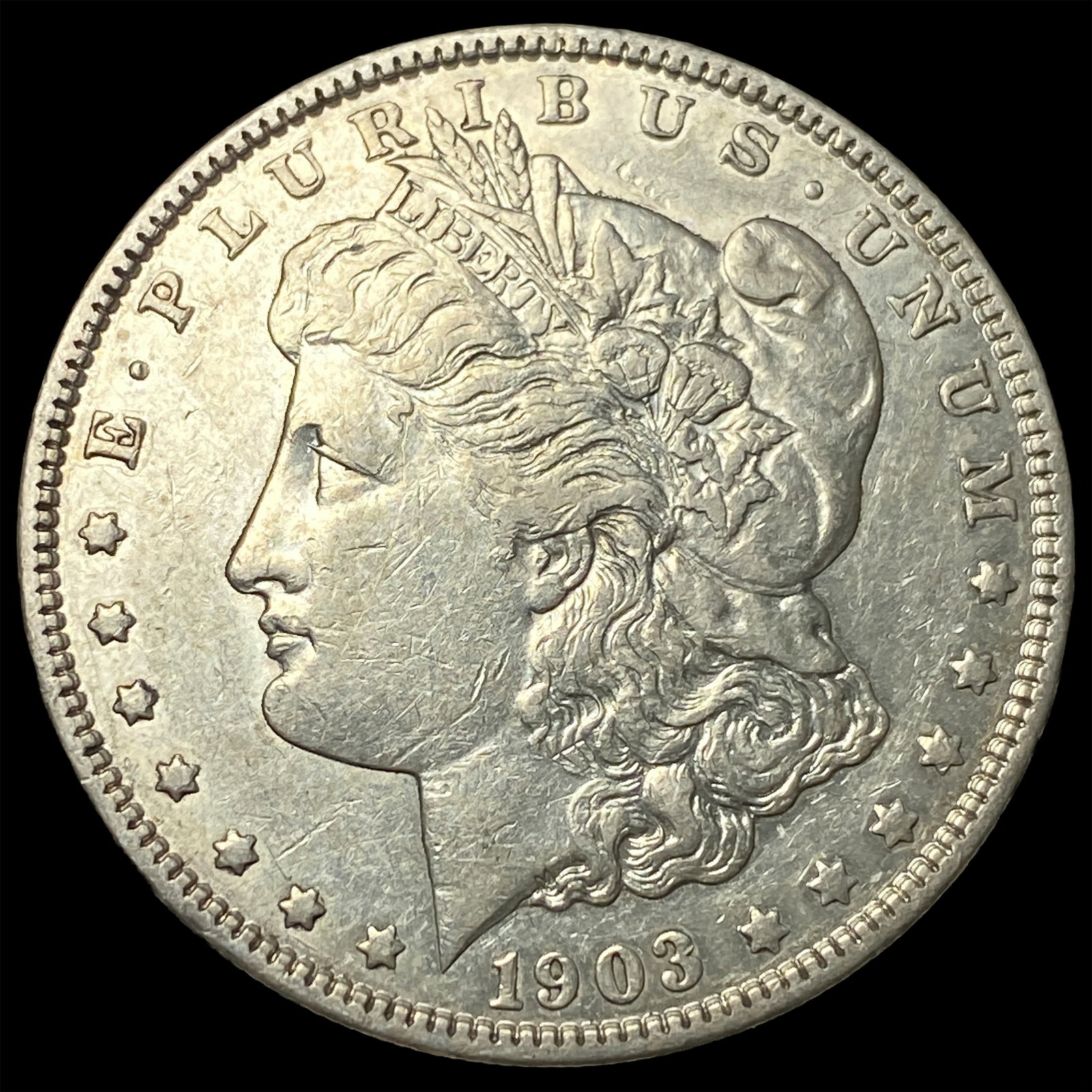 1903-S Silver Morgan Dollar CHOICE AU: 1903-S Silver Morgan Dollar CHOICE AU