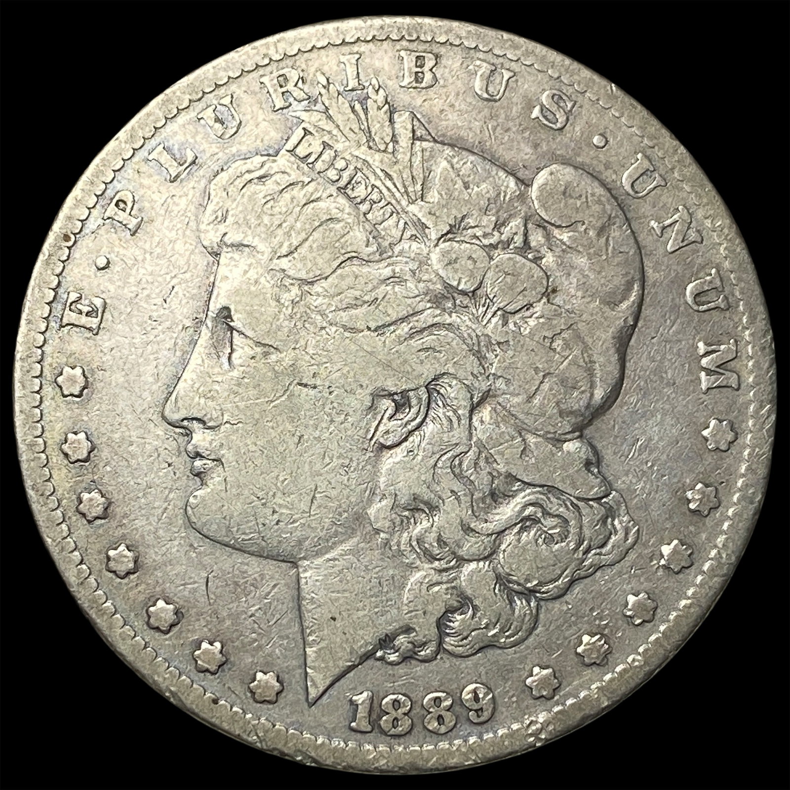 1889-CC Silver Morgan Dollar LIGHTLY CIRCULATED (1 of 2)