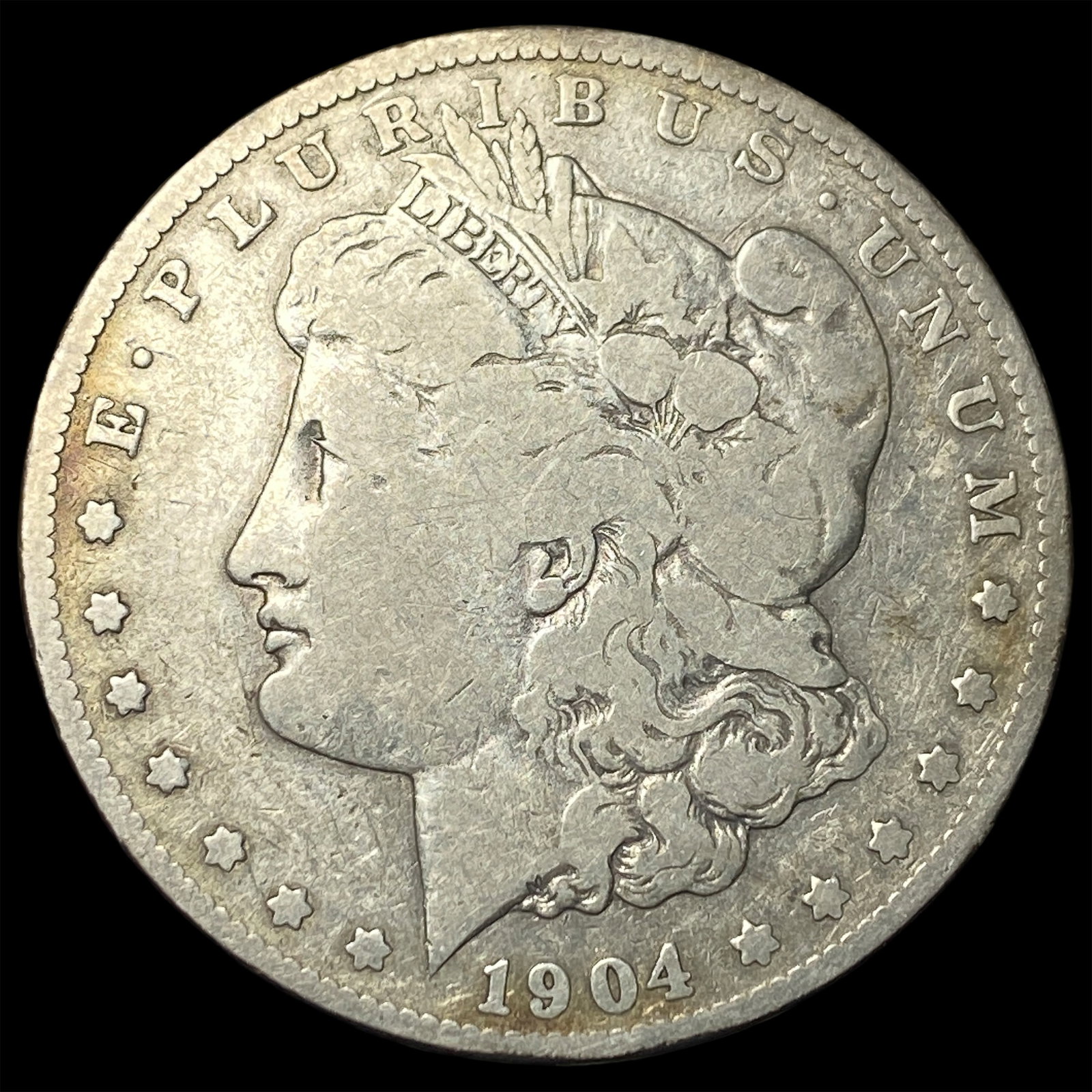 1904-S Silver Morgan Dollar LIGHTLY CIRCULATED