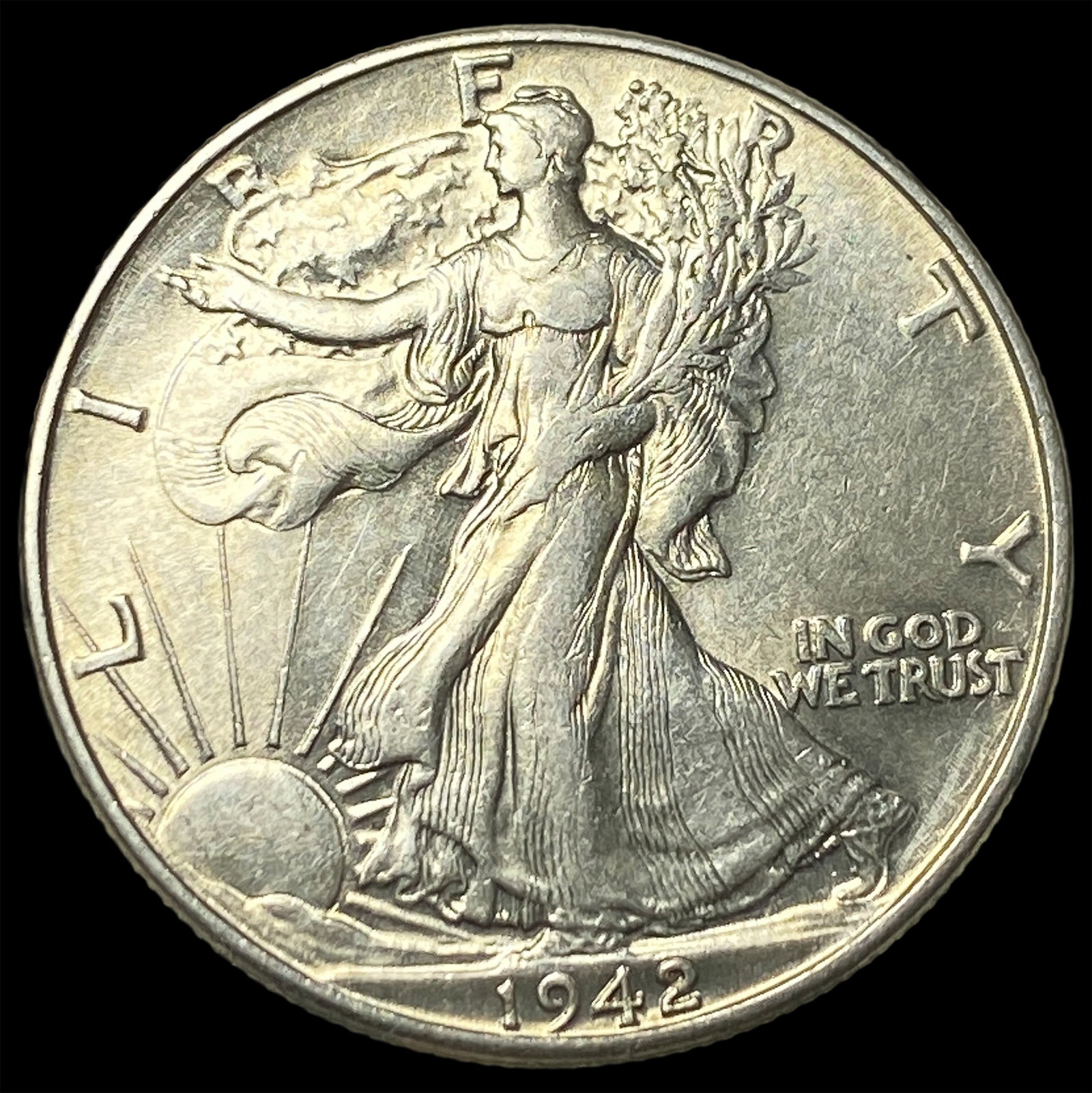 1942 Walking Liberty Half Dollar CHOICE BU