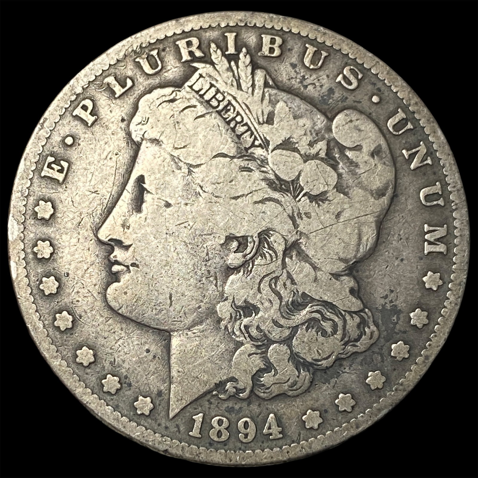 1894-O Silver Morgan Dollar LIGHTLY CIRCULATED: 1894-O Silver Morgan Dollar LIGHTLY CIRCULATED