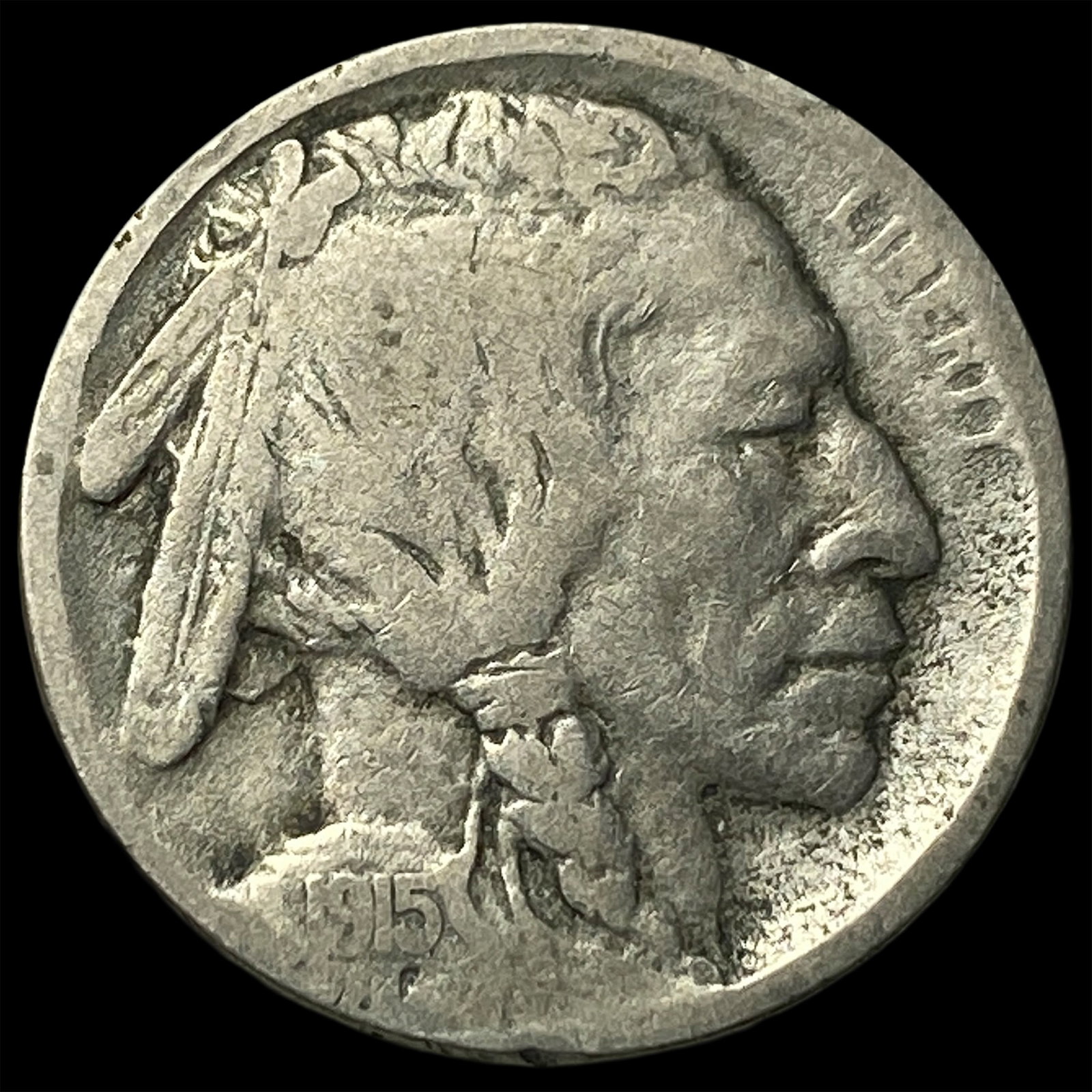 1915-S Buffalo Nickel LIGHTLY CIRCULATED: 1915-S Buffalo Nickel LIGHTLY CIRCULATED