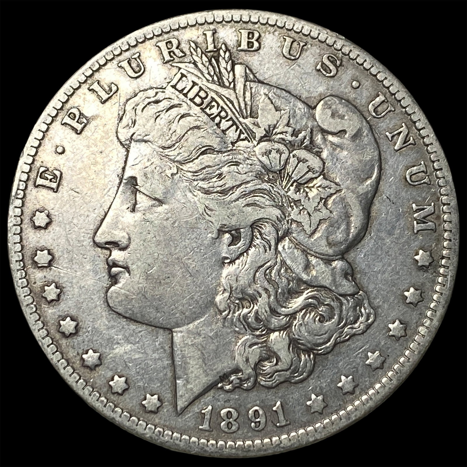 1891-O Silver Morgan Dollar NEARLY UNCIRCULATED