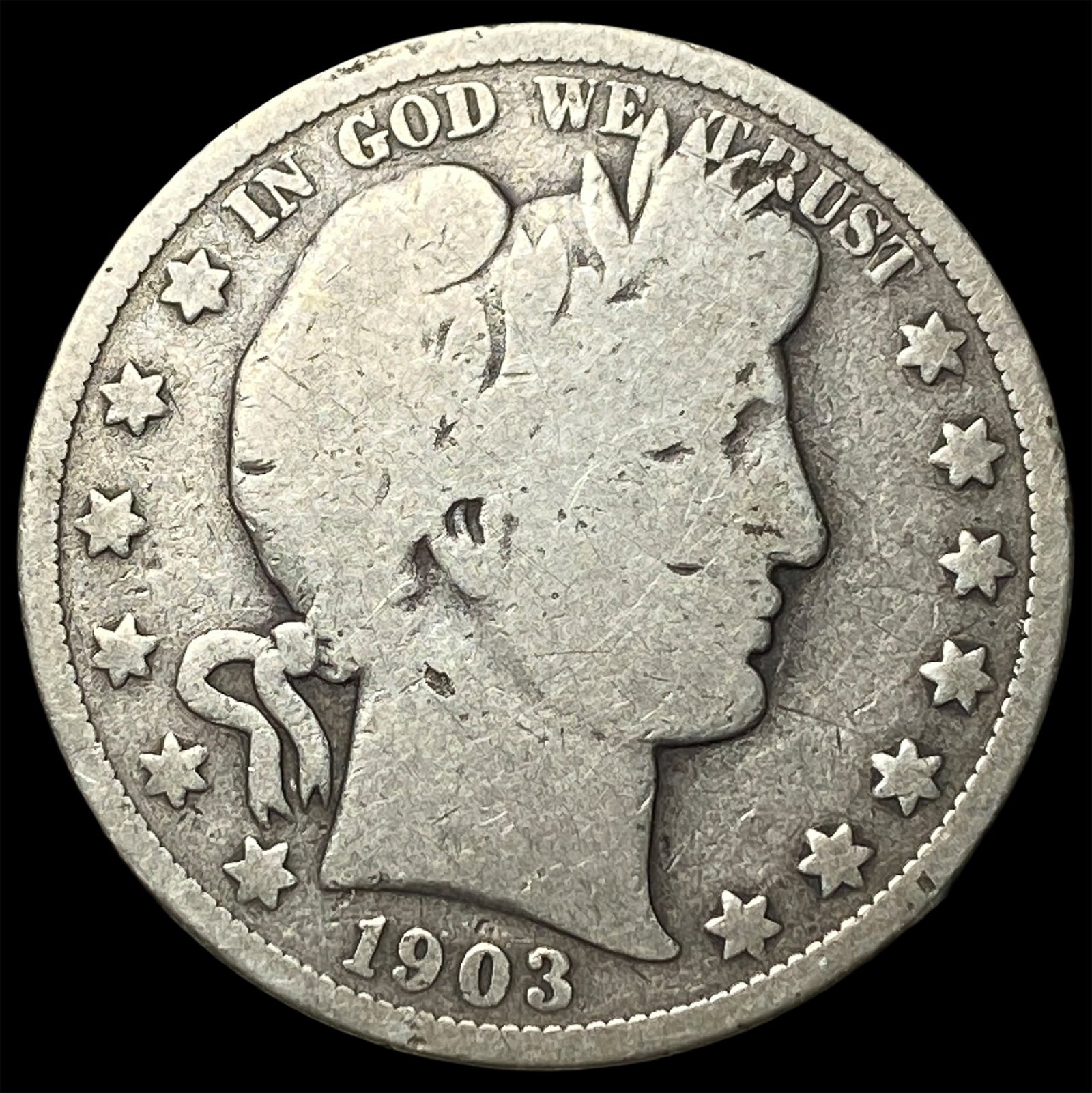 1903 Barber Half Dollar LIGHTLY CIRCULATED
