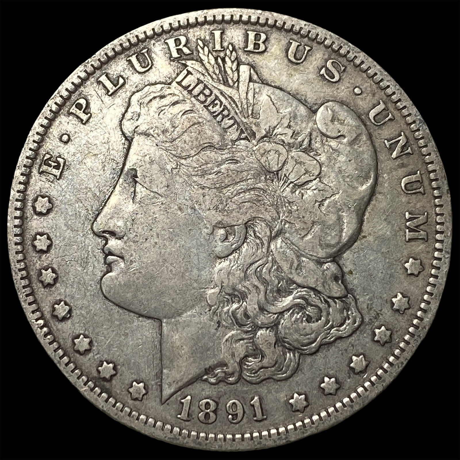 1891-O Silver Morgan Dollar NEARLY UNCIRCULATED