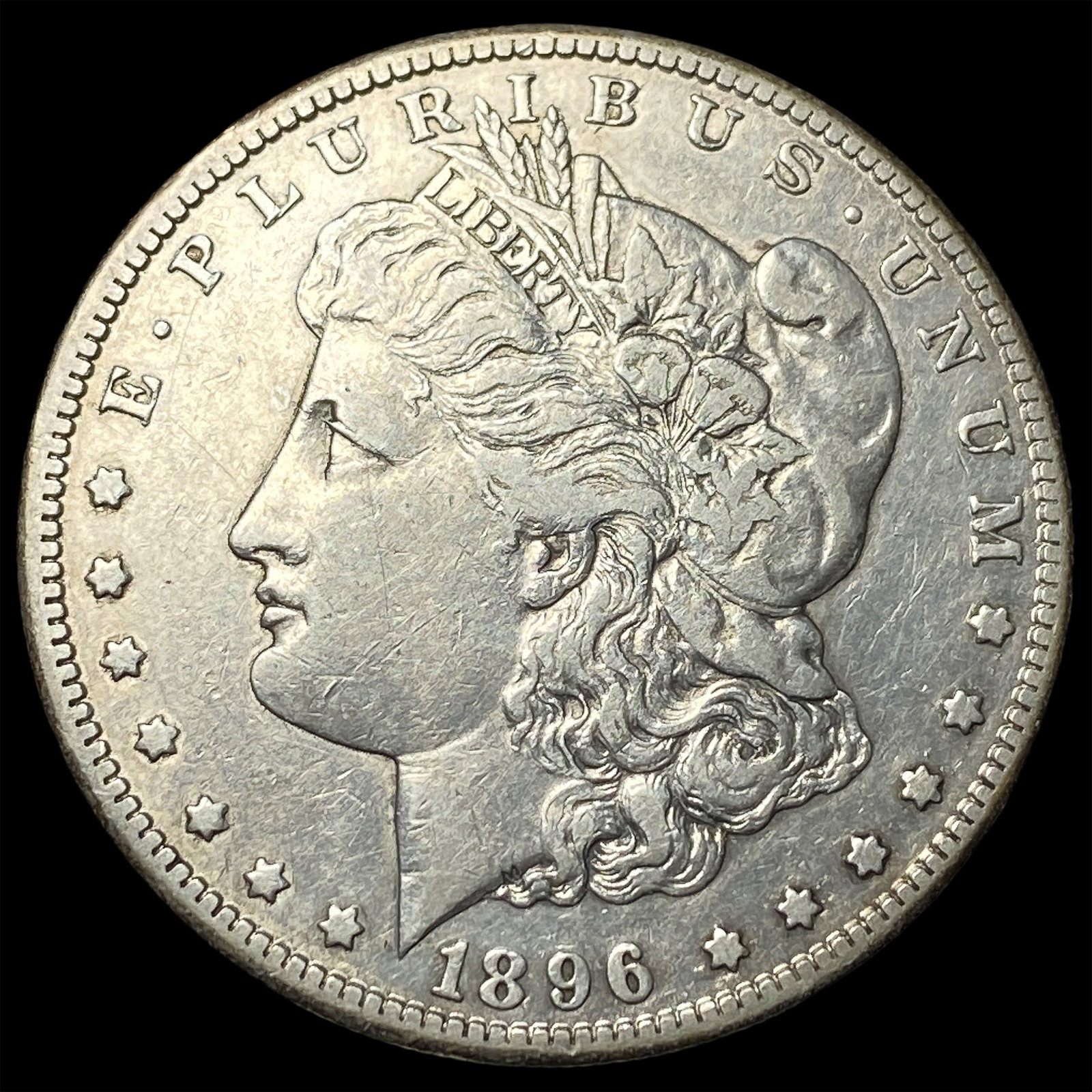 1896-S Silver Morgan Dollar CLOSELY UNCIRCULATED: 1896-S Silver Morgan Dollar CLOSELY UNCIRCULATED