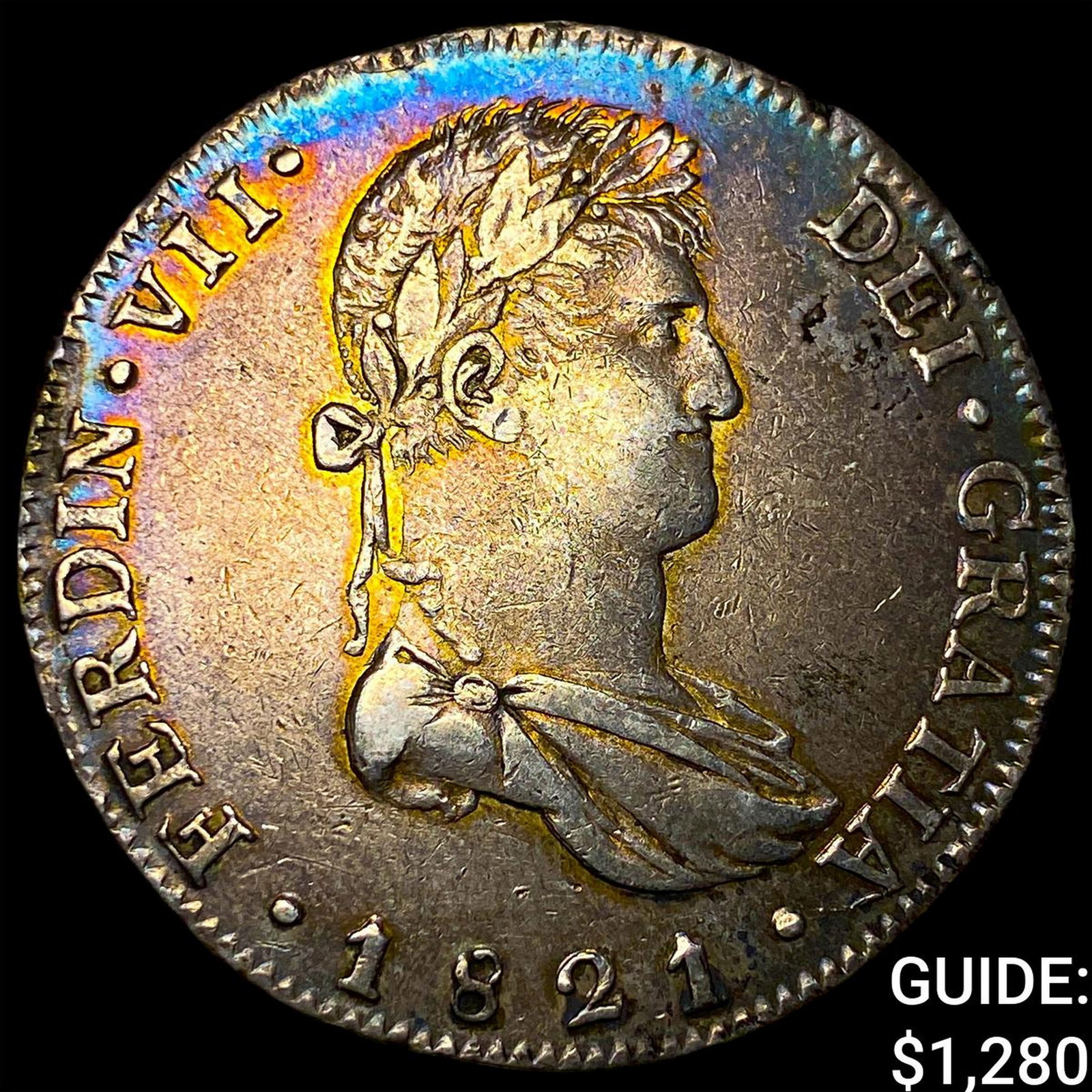 1821 GaFS Mexico Silver 8 Reales .7859oz ASW (1 of 2)