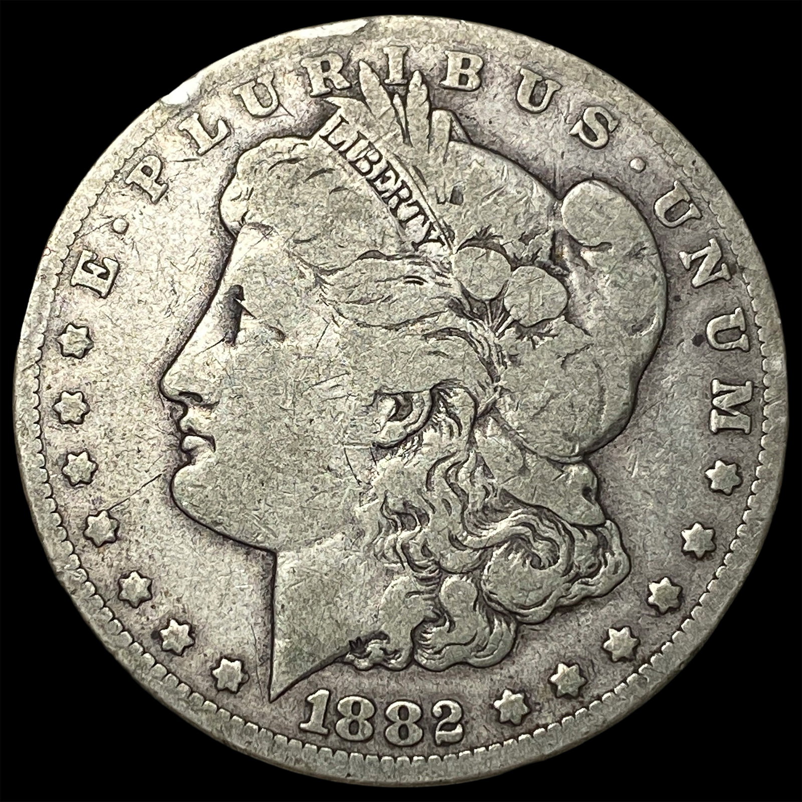 1882-CC Silver Morgan Dollar NICELY CIRCULATED