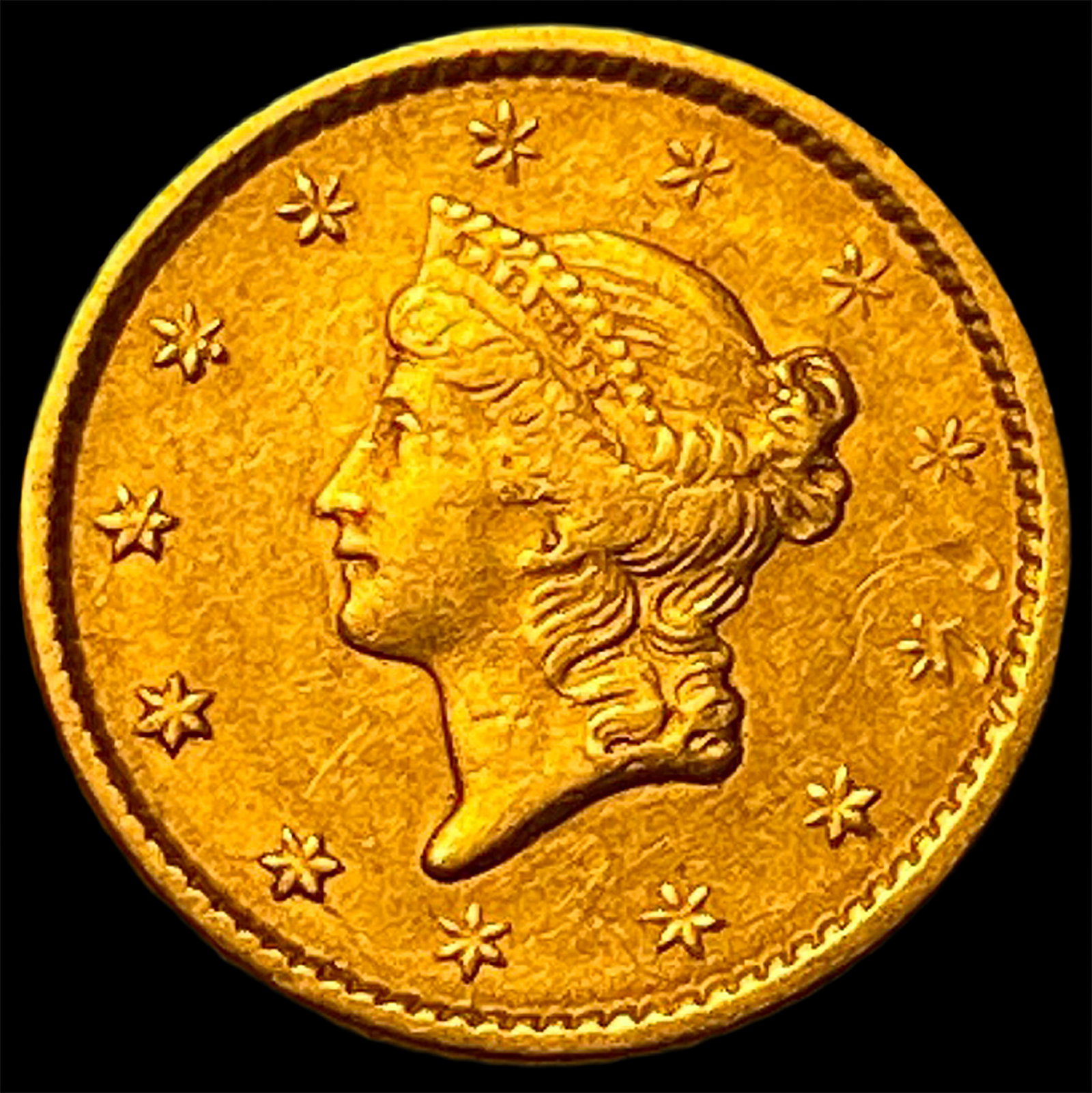 1851 Gold $1 Type 1 CHOICE AU (1 of 2)