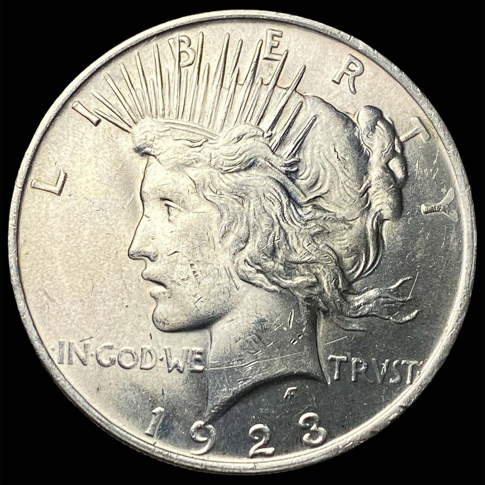 1923 Silver Peace Dollar CHOICE BU