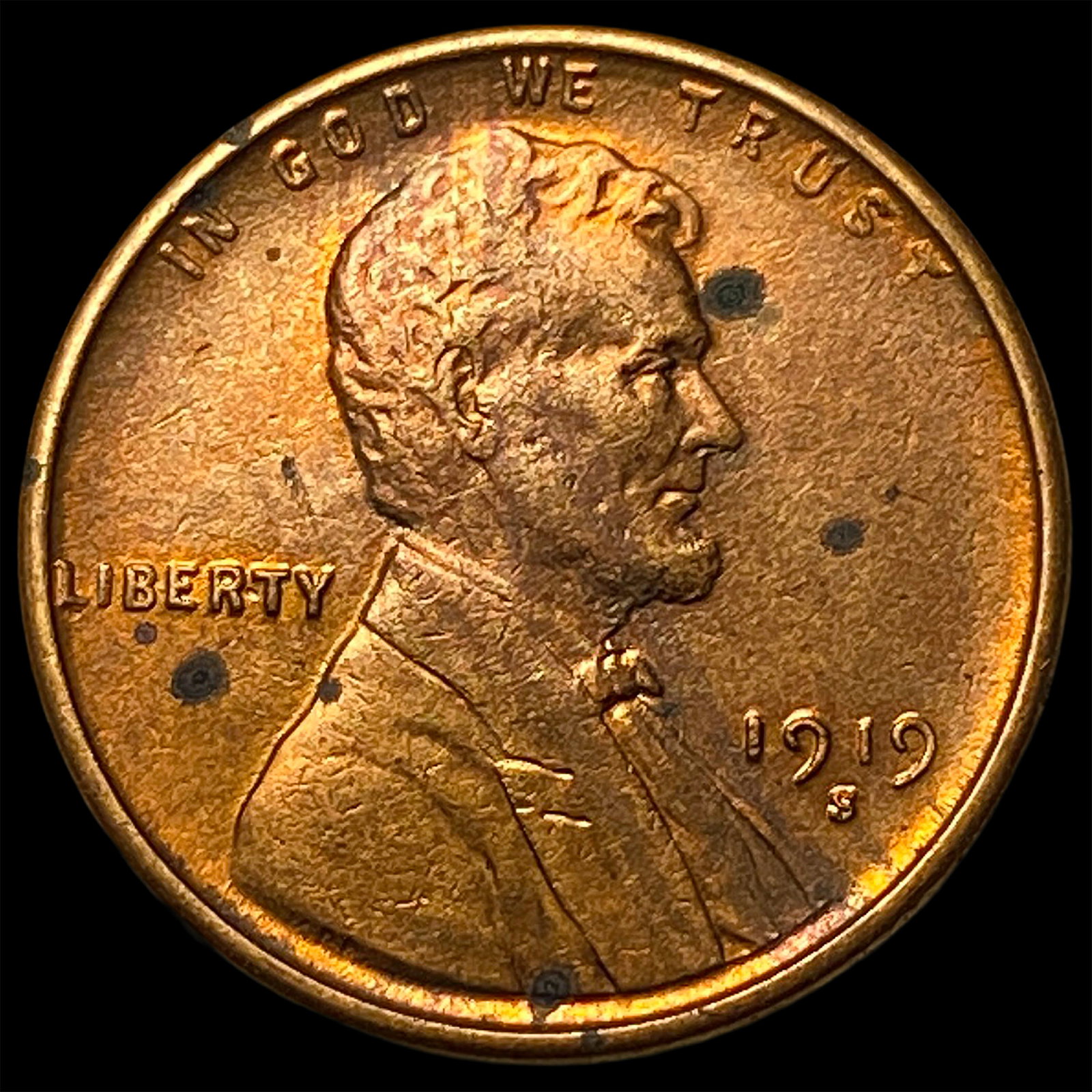 1919-S Lincoln Wheat Cent CHOICE AU