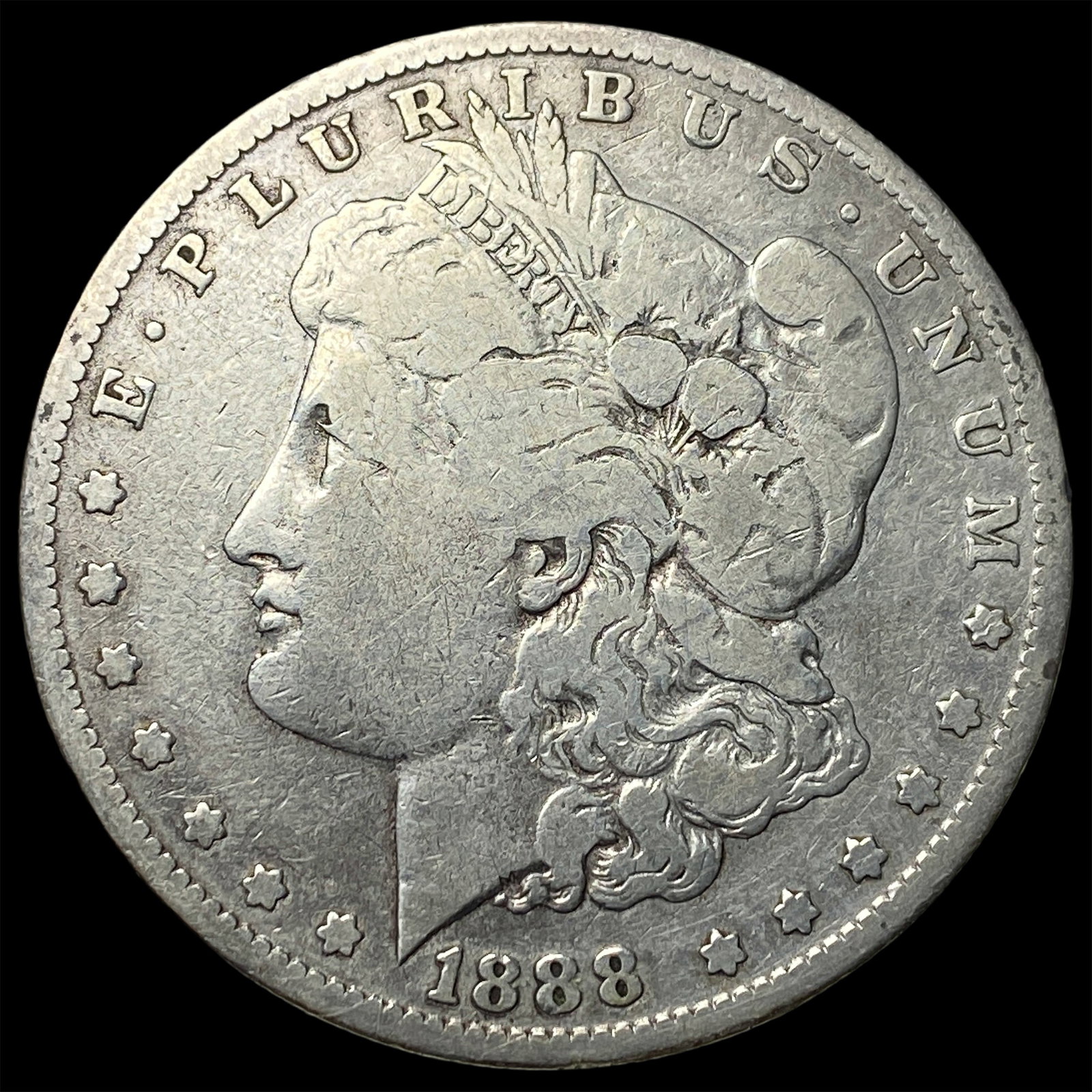 1888-S Silver Morgan Dollar LIGHTLY CIRCULATED
