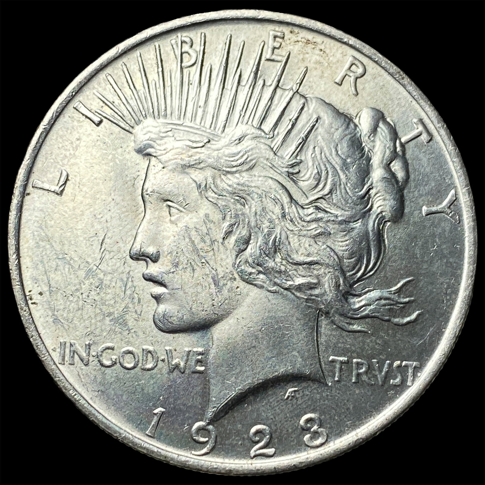 1923 Peace Silver Dollar GEM BU: 1923 Peace Silver Dollar GEM BU