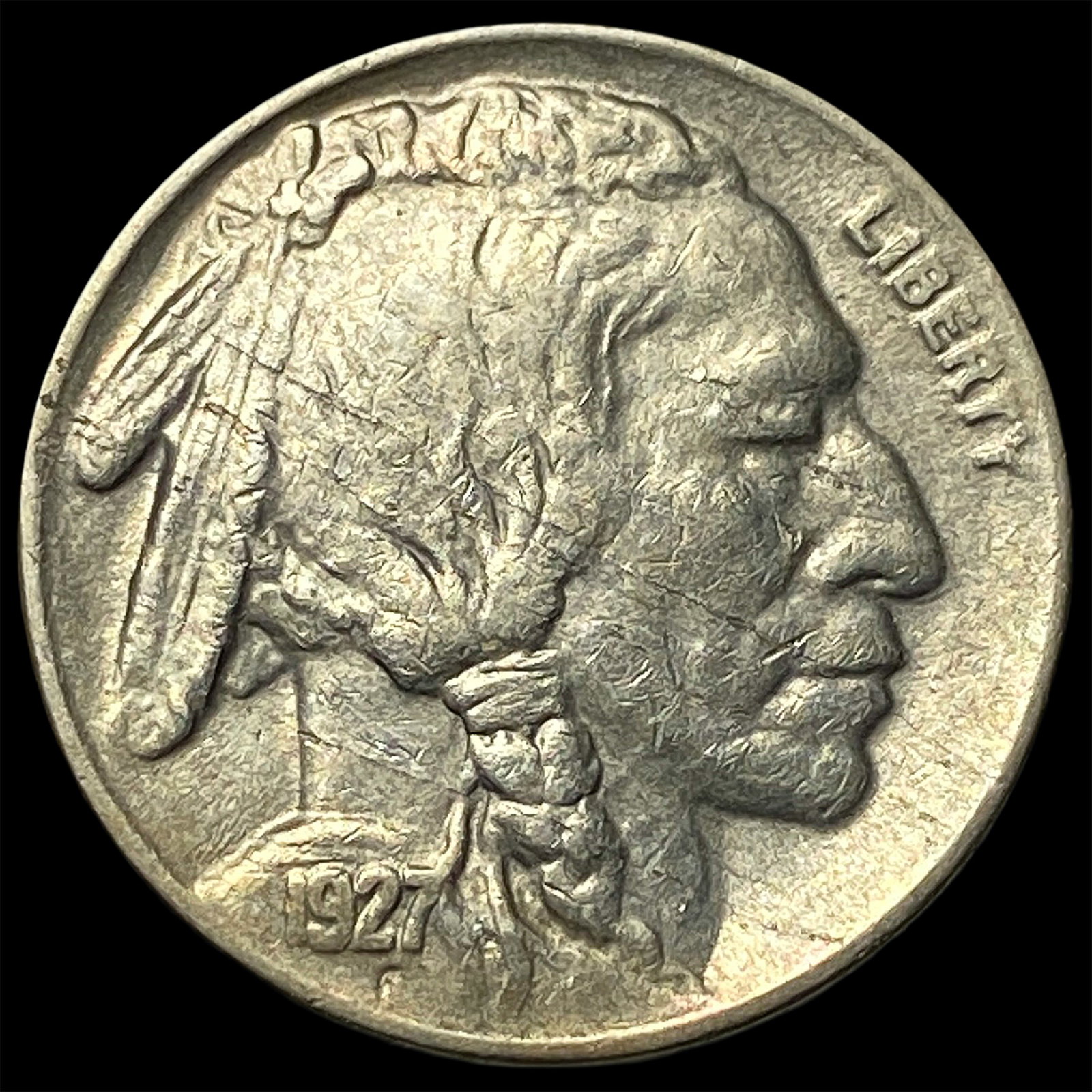 1927 Buffalo Nickel CLOSELY UNCIRCULATED: 1927 Buffalo Nickel CLOSELY UNCIRCULATED