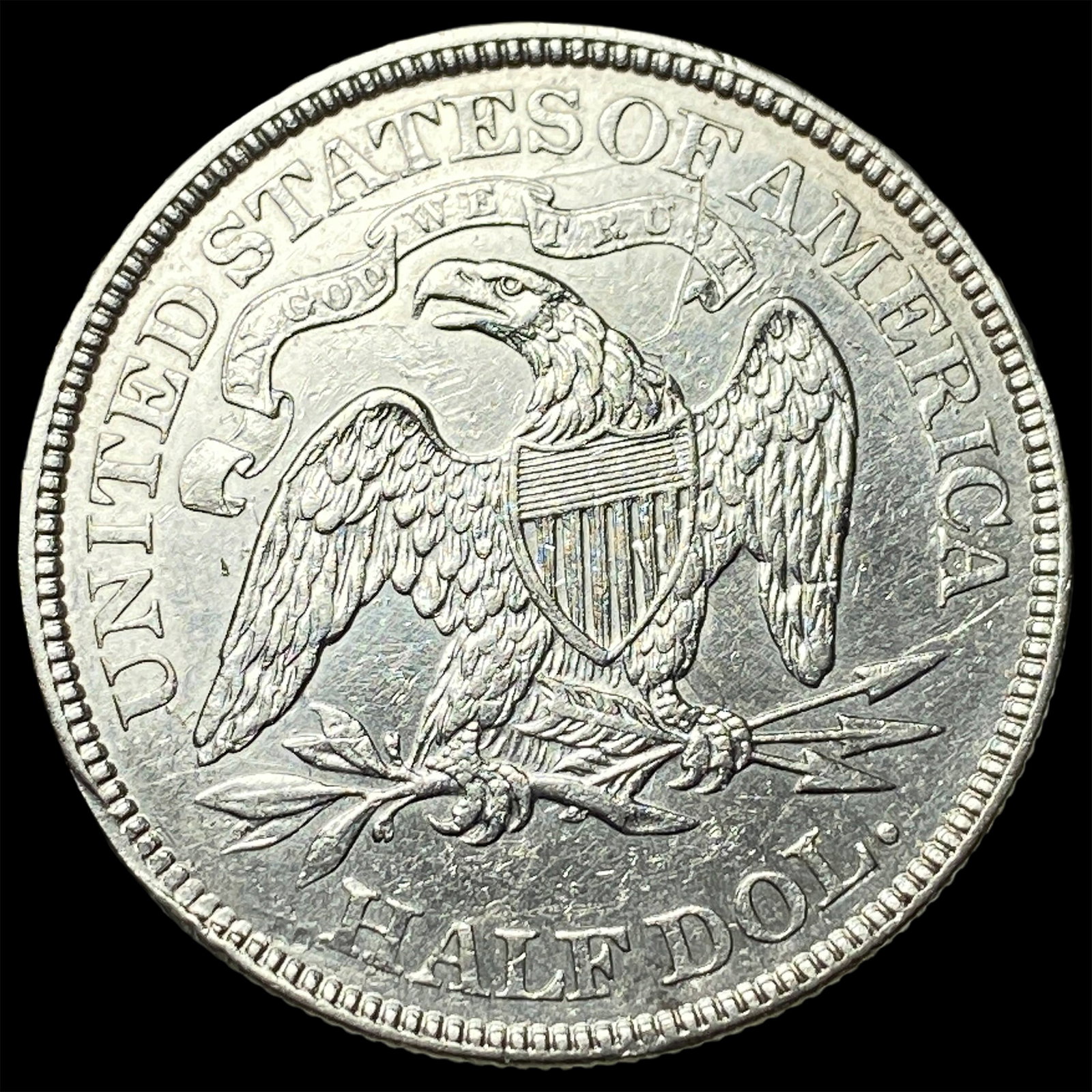 1869 Silver Half Dollar UNCIRCULATED - 2