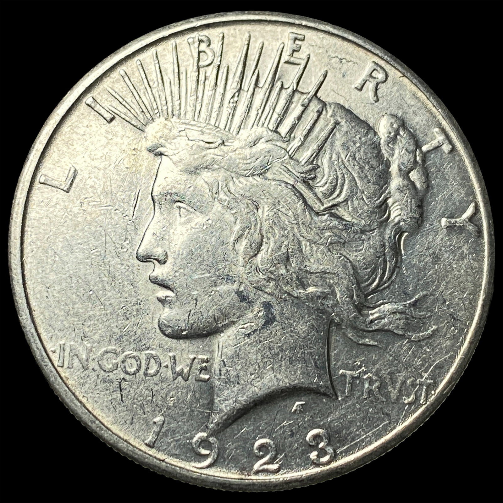 1923-S Silver Peace Dollar UNCIRCULATED: 1923-S Silver Peace Dollar UNCIRCULATED