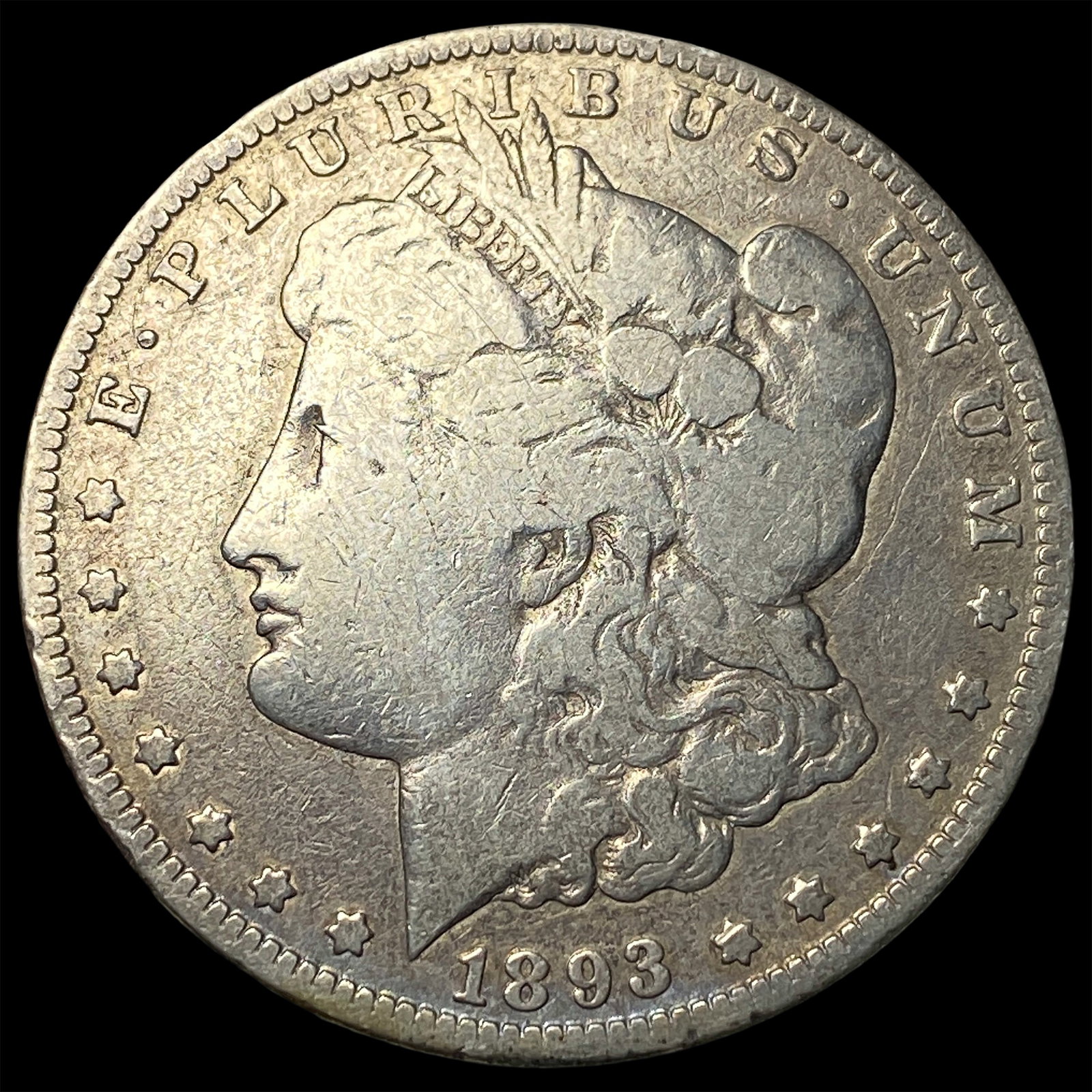 1893-O Silver Morgan Dollar LIGHTLY CIRCULATED: 1893-O Silver Morgan Dollar LIGHTLY CIRCULATED