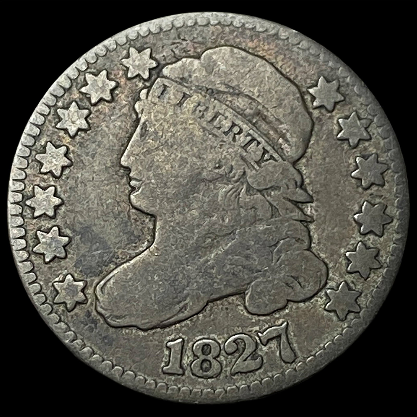 1827 Capped Bust Dime NICELY CIRCULATED (1 of 2)