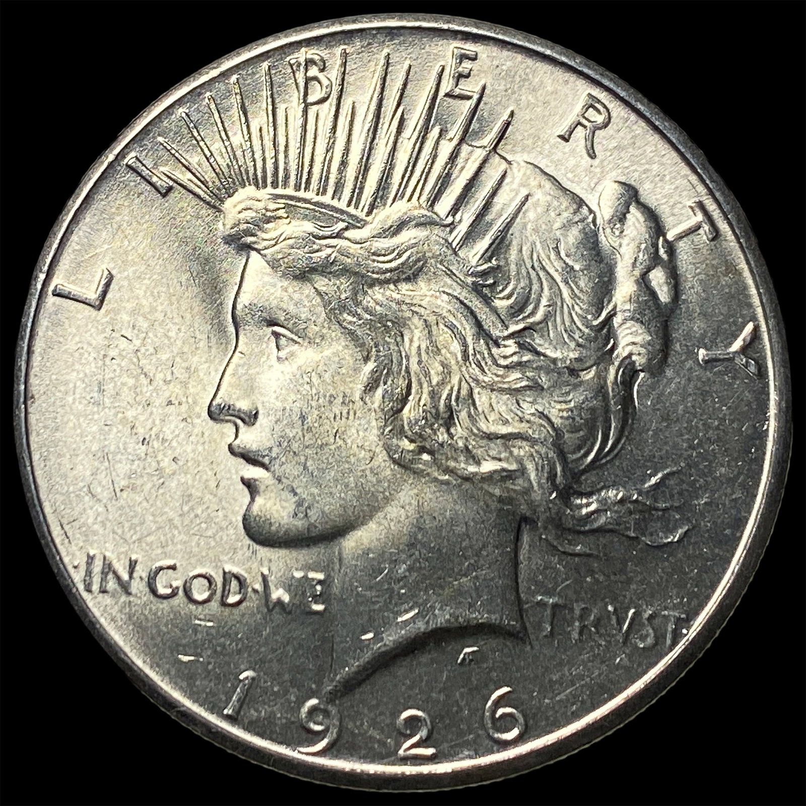 1926-S Silver Peace Dollar GEM BU: 1926-S Silver Peace Dollar GEM BU