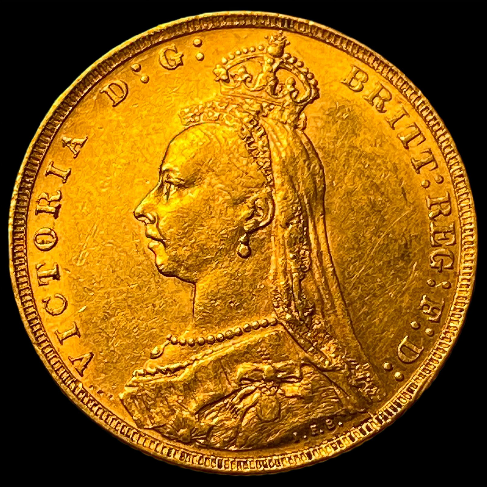 1891 Gold Sovereign Victoria Jubilee Head UNCIRCULATED: 1891 Gold Sovereign Victoria Jubilee Head UNCIRCULATED