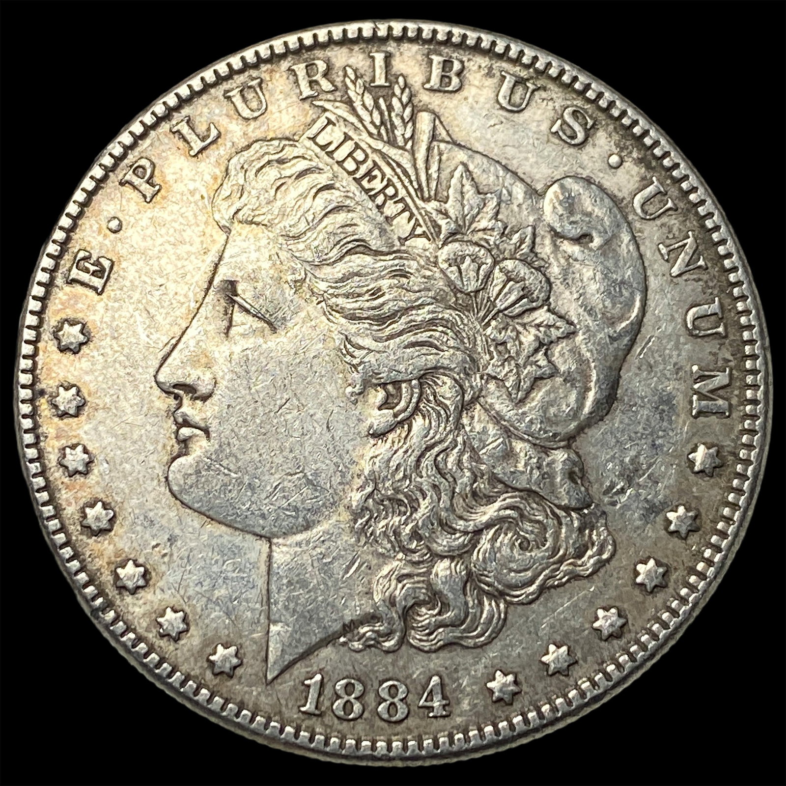 1884-S Silver Morgan Dollar CLOSELY UNCIRCULATED: 1884-S Silver Morgan Dollar CLOSELY UNCIRCULATED