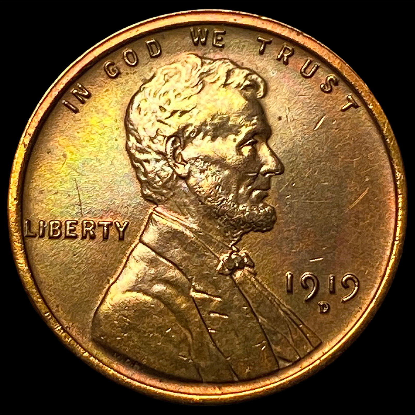 1919-D RD Lincoln Wheat Cent SUPERB GEM BU (1 of 2)