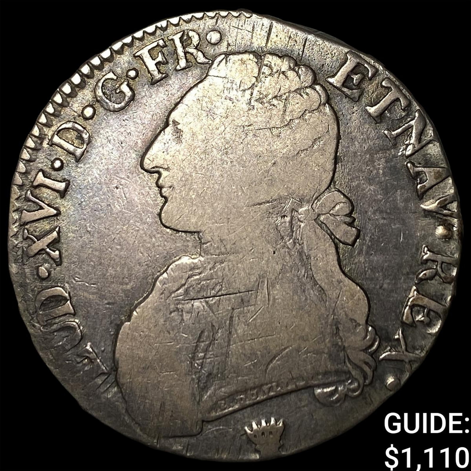 1778 France Louis XVI Silver 1 Ecu (1 of 2)